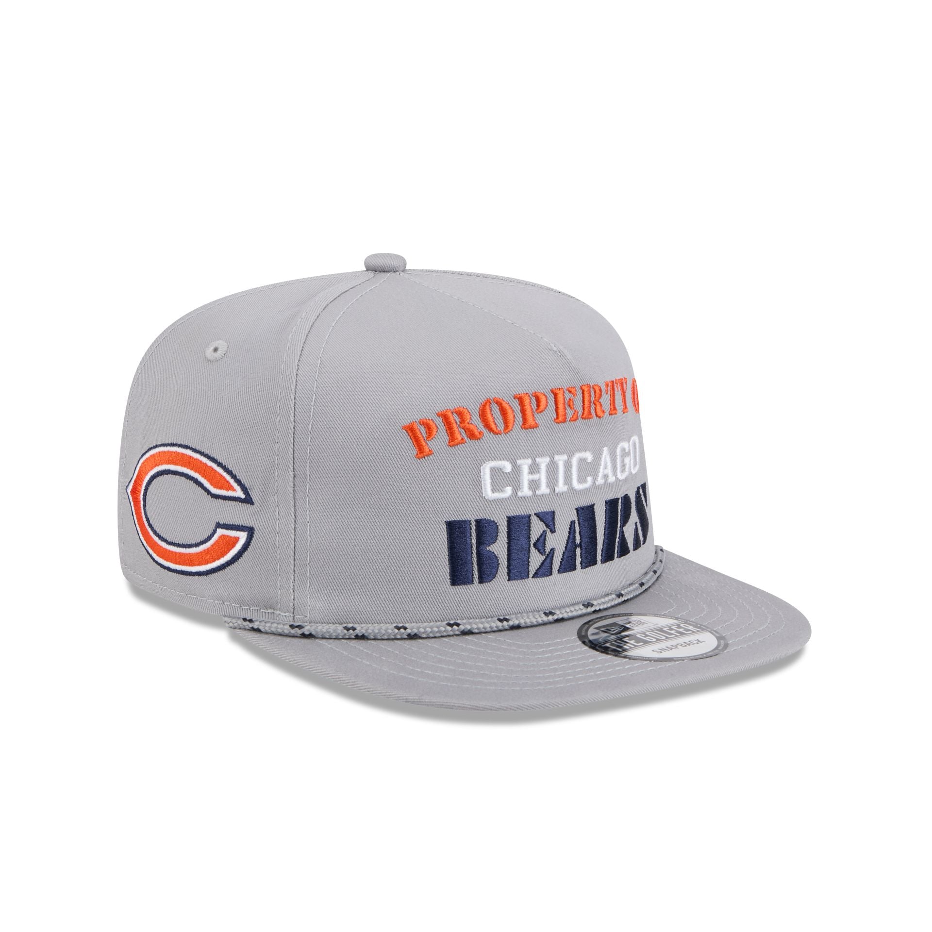 Chicago Bears Vintage Gray Rope Golfer Hat