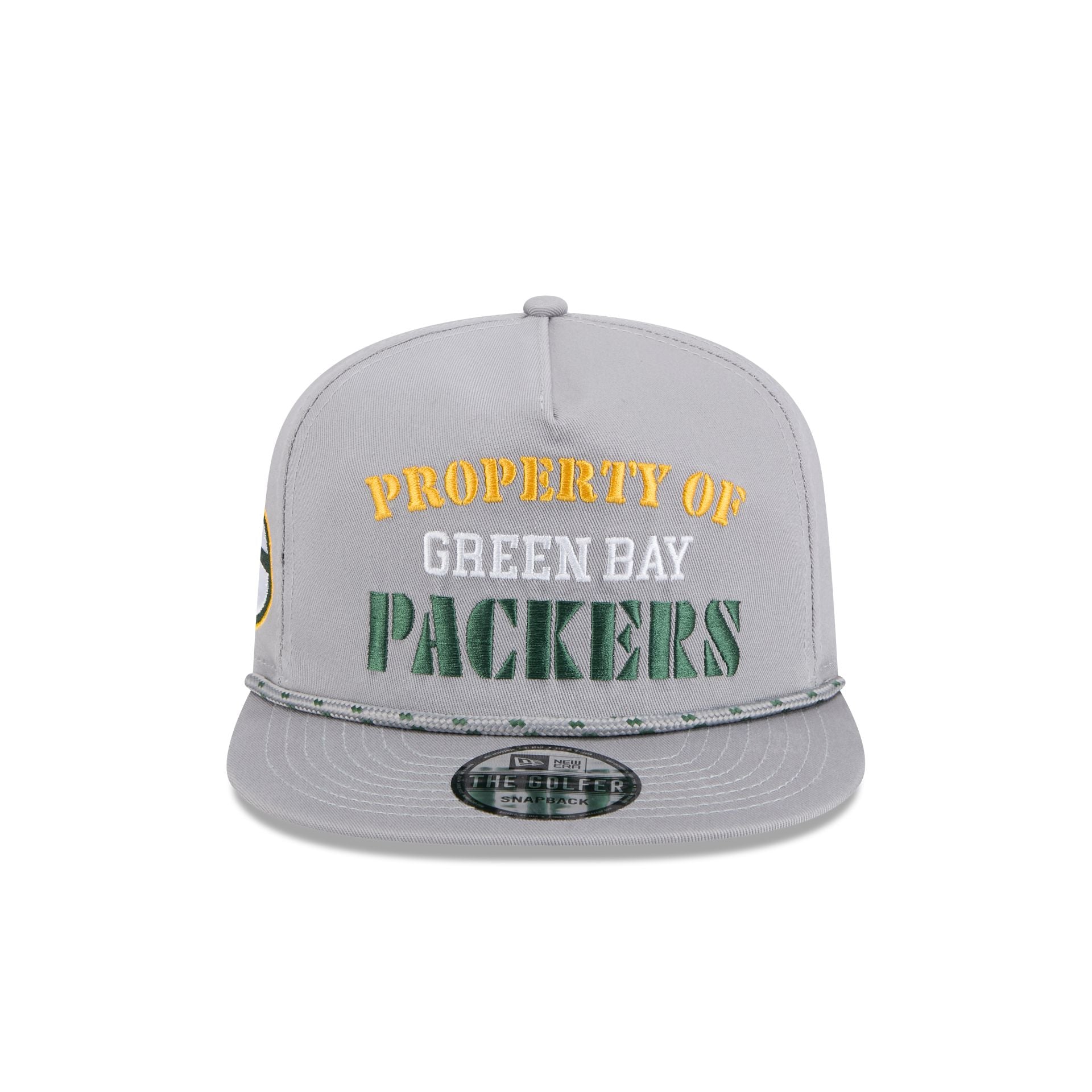 Green Bay Packers Vintage Gray Rope Golfer Hat - Image 2