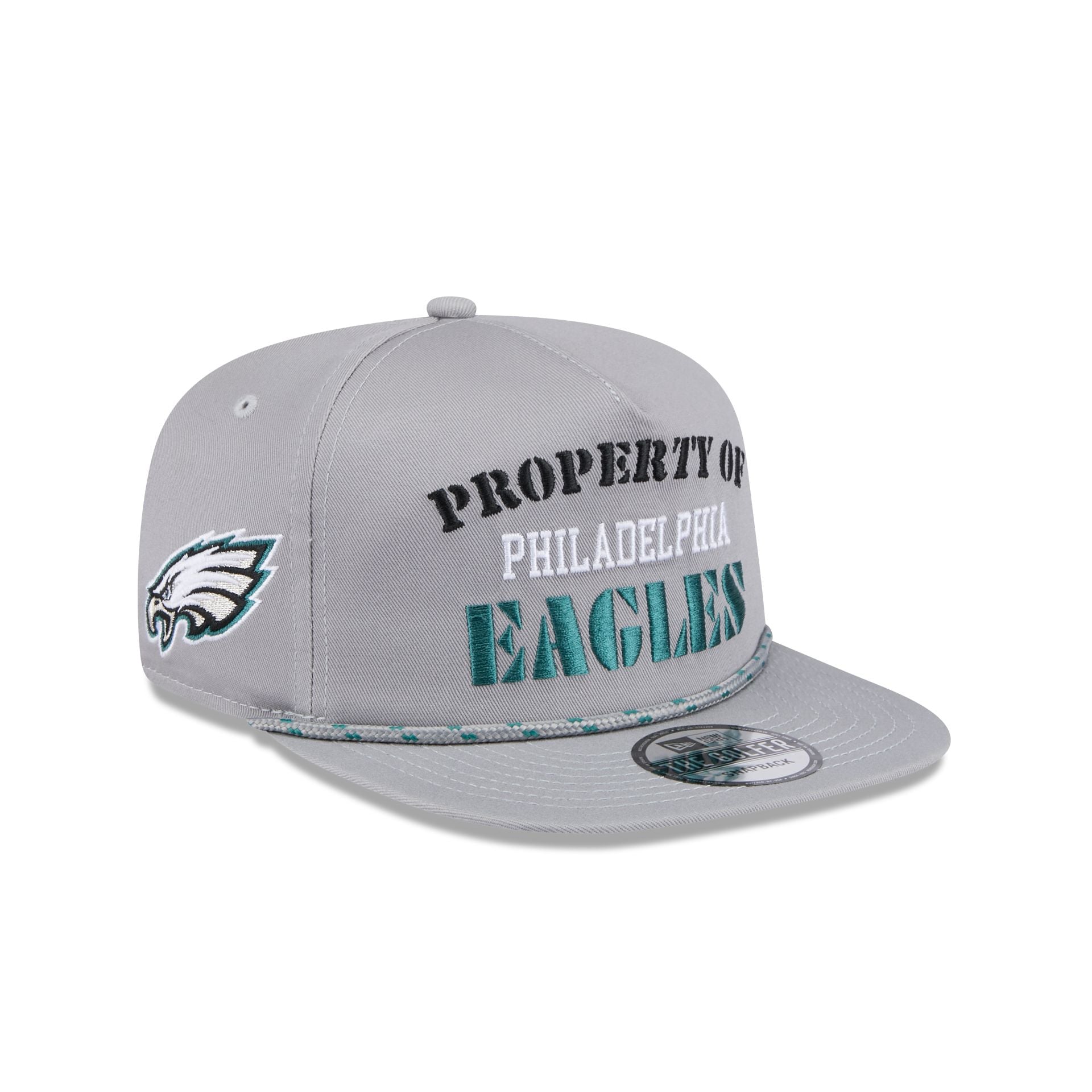 Philadelphia Eagles Vintage Gray Rope Golfer Hat