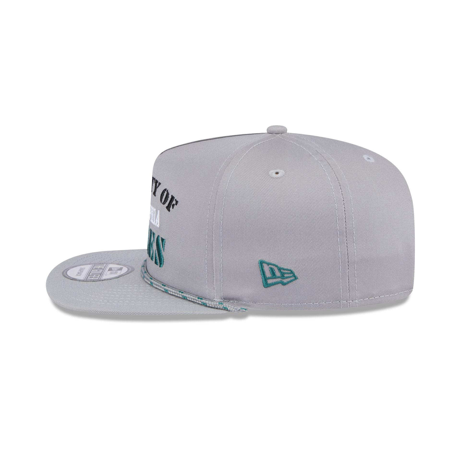Philadelphia Eagles Vintage Gray Rope Golfer Hat - Image 5