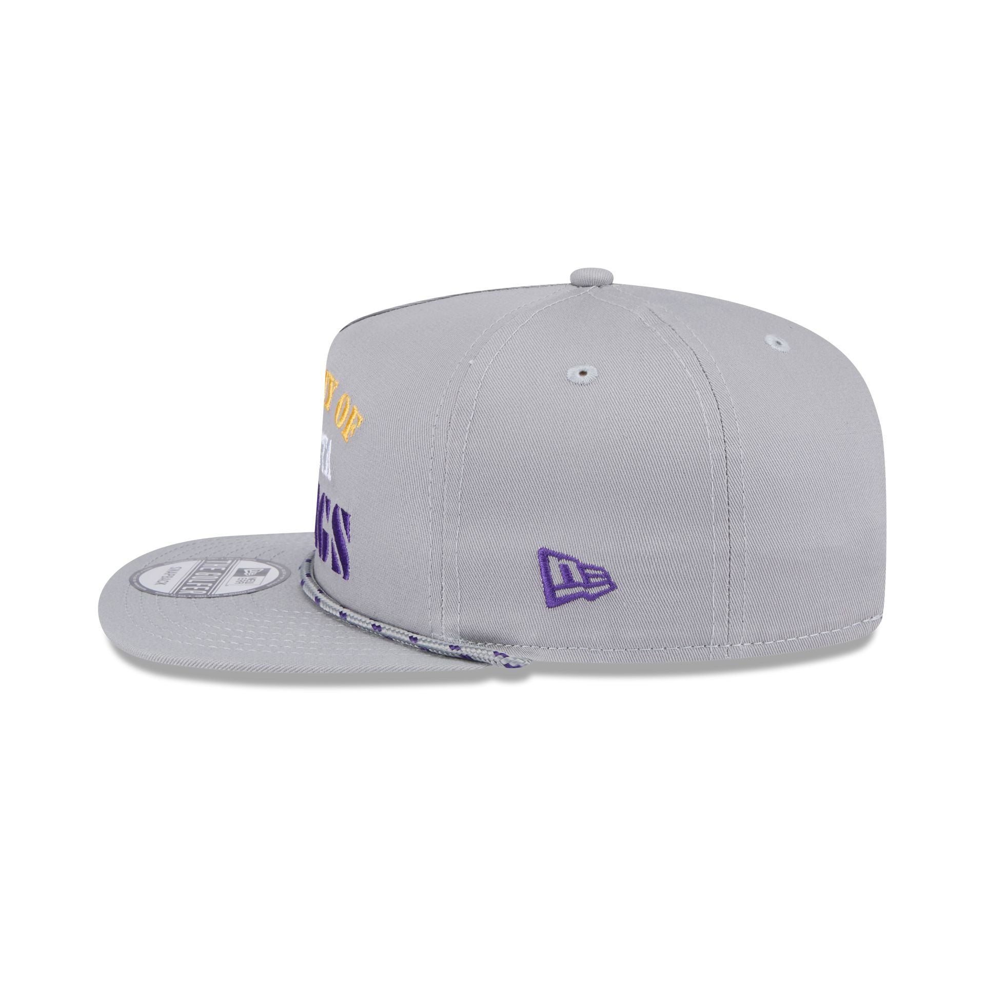 Minnesota Vikings Vintage Gray Rope Golfer Hat - Image 5