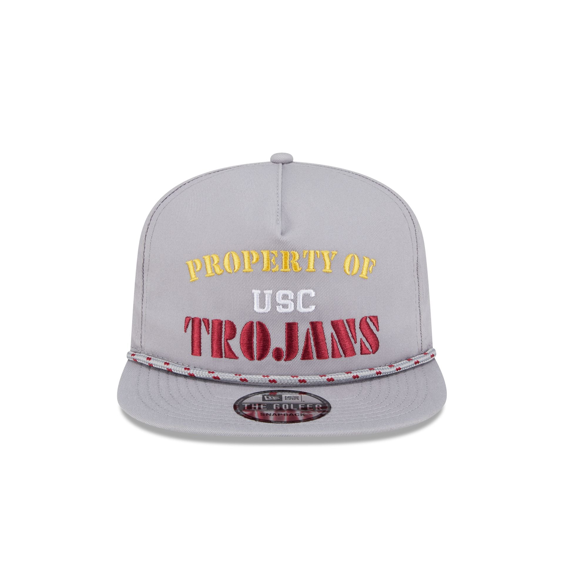 USC Trojans Vintage Gray Rope Golfer Hat - Image 2