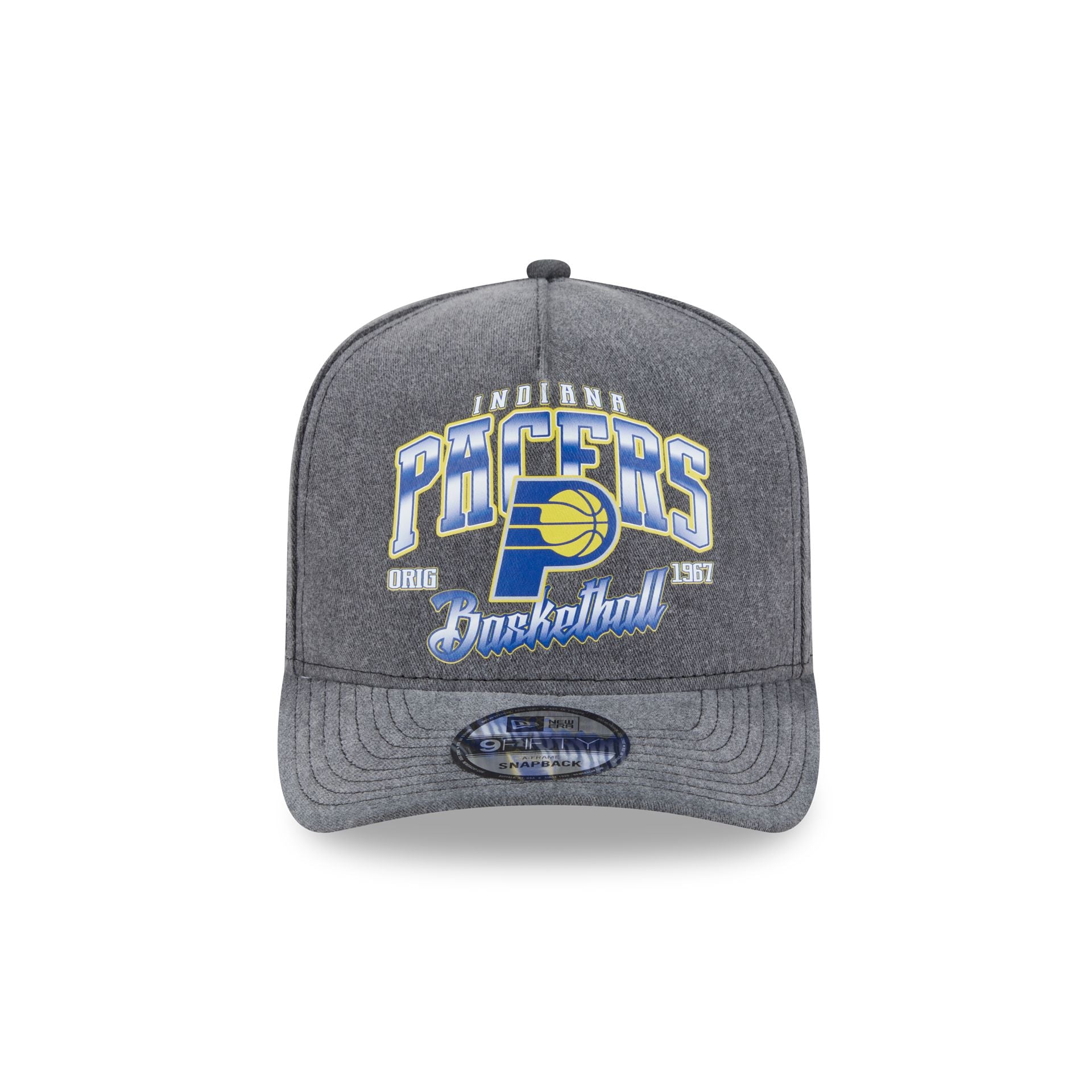Indiana Pacers Washed 9FIFTY A-Frame Snapback Hat - Image 2