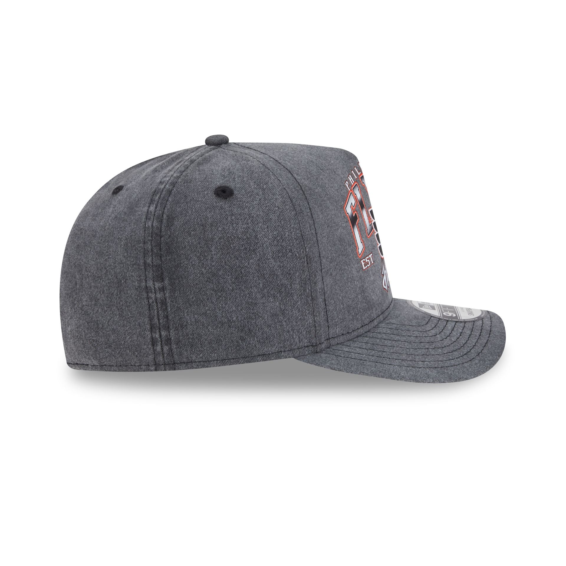 Philadelphia Flyers Washed 9FIFTY A-Frame Snapback Hat - Image 5