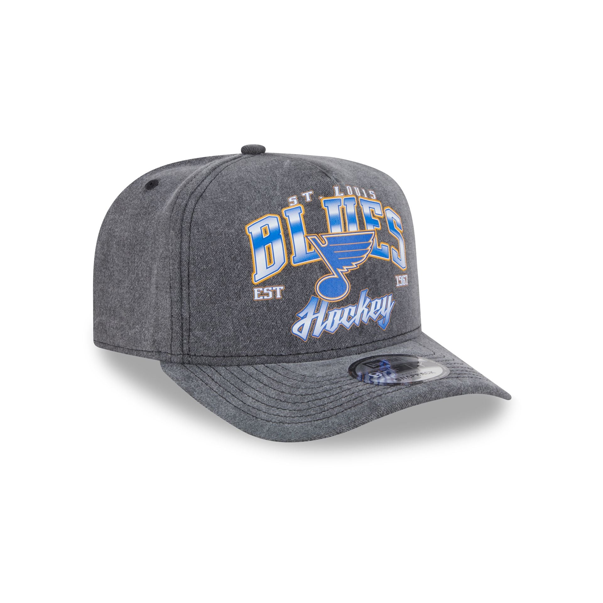 St. Louis Blues Washed 9FIFTY A-Frame Snapback Hat - Image 3