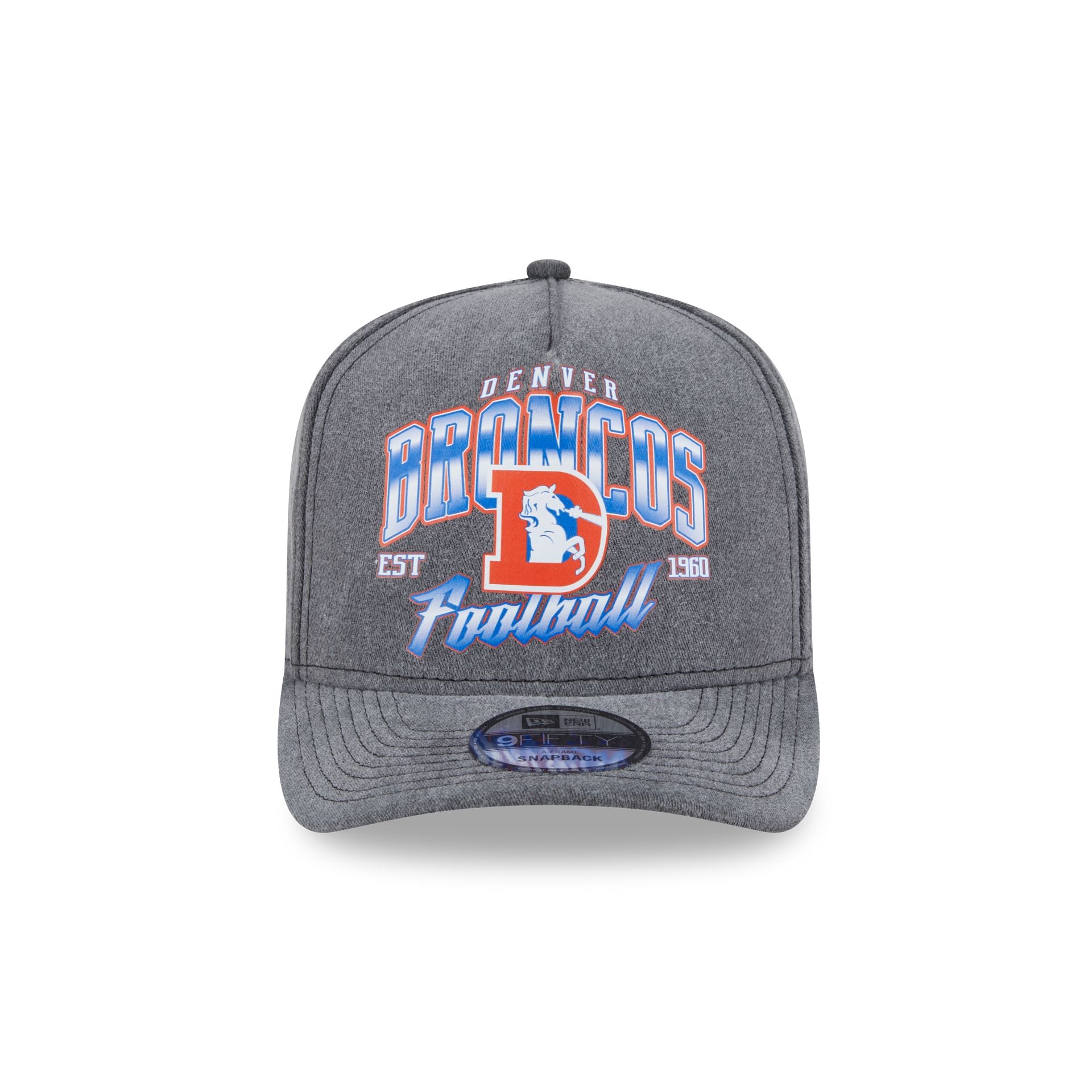 Denver Broncos Washed 9FIFTY A-Frame Snapback Hat - Image 2
