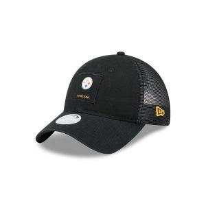 Pittsburgh Steelers Women's Square Stitch 9TWENTY Trucker Hat
