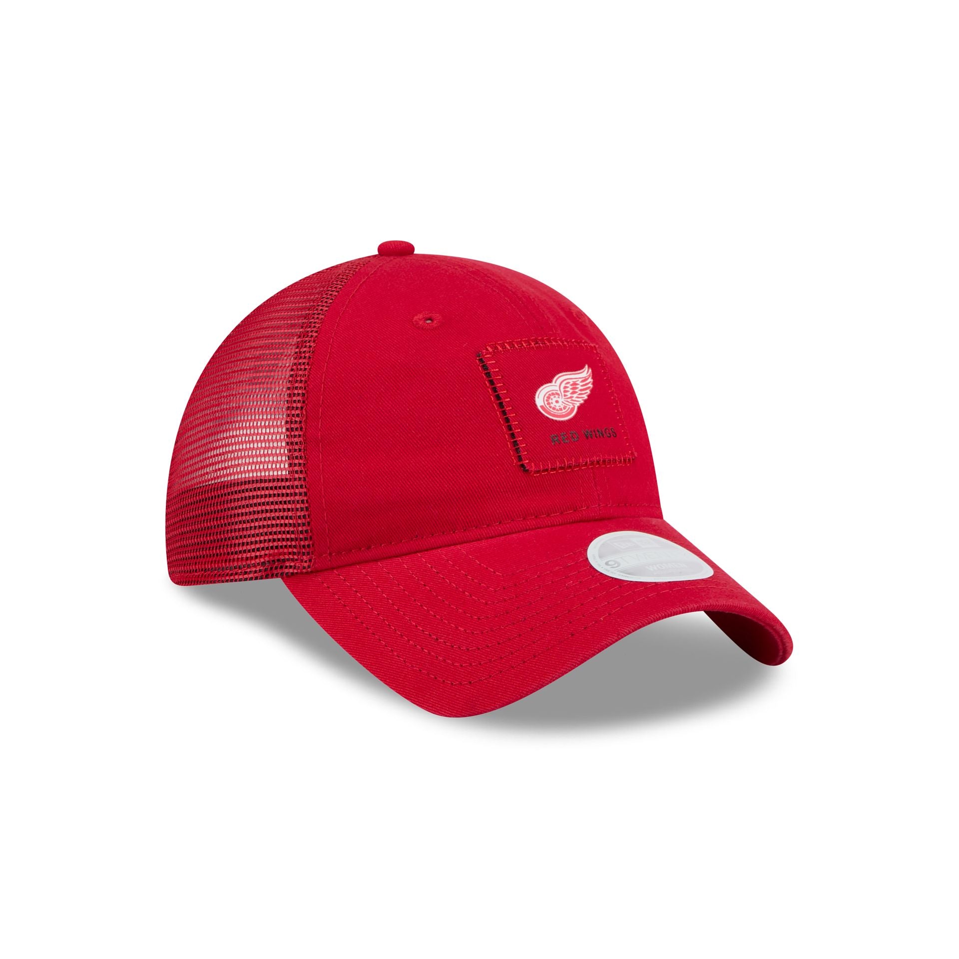 Detroit Red Wings Women's Square Stitch 9TWENTY Trucker Hat - Image 3