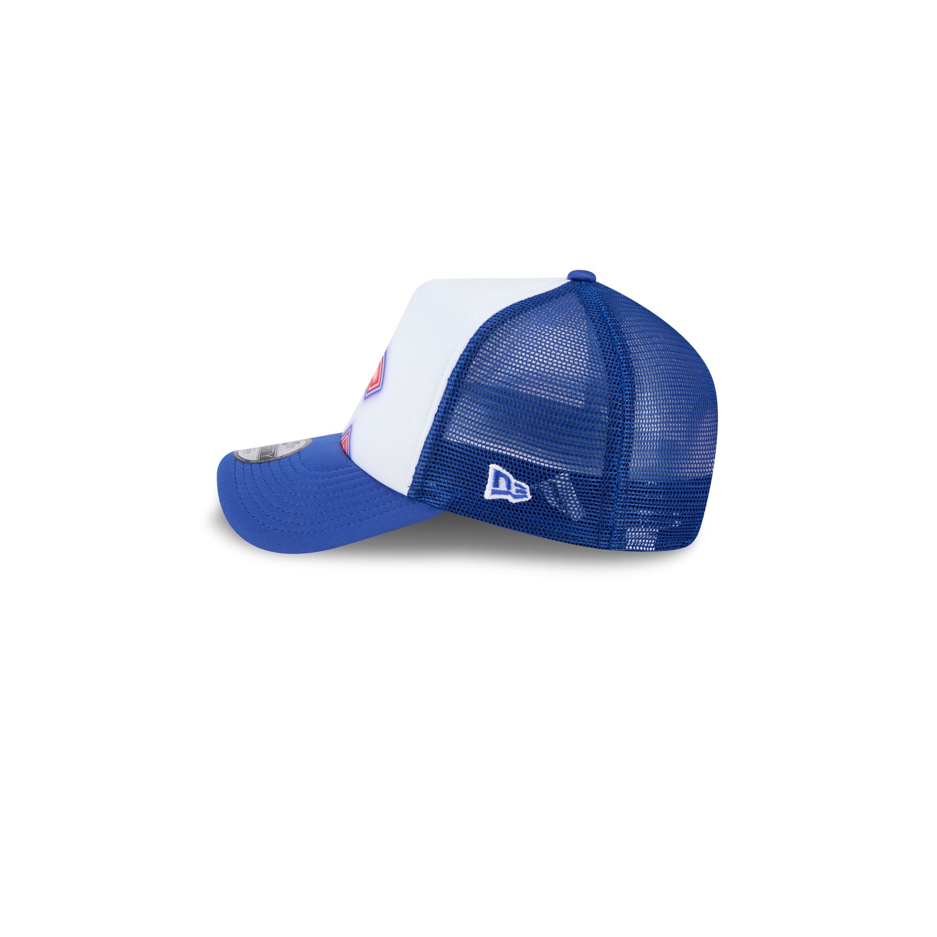 Chicago Cubs Kids Painted 9FORTY A-Frame Trucker Hat - Image 4