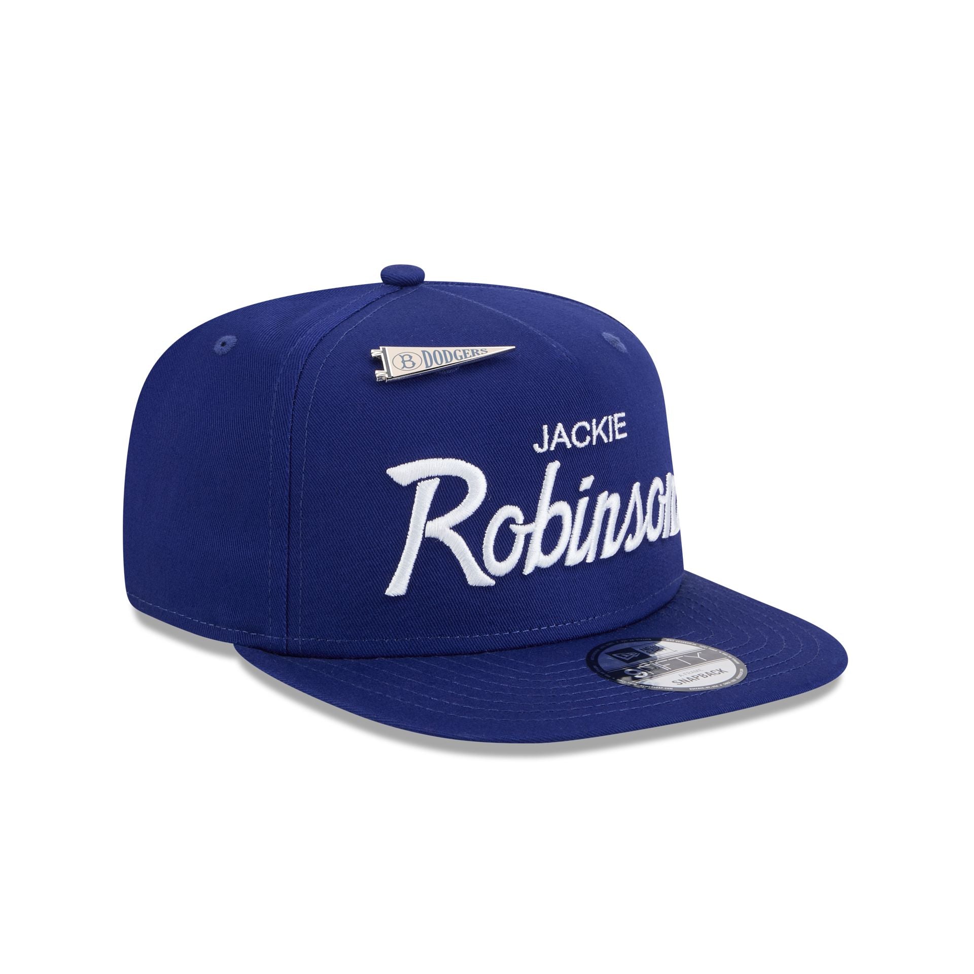 Brooklyn Dodgers Jackie Robinson 9FIFTY A-Frame Snapback Hat - Image 3