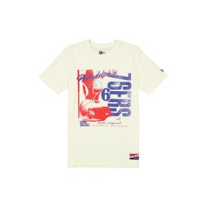 Philadelphia 76ers Throwback White T-Shirt