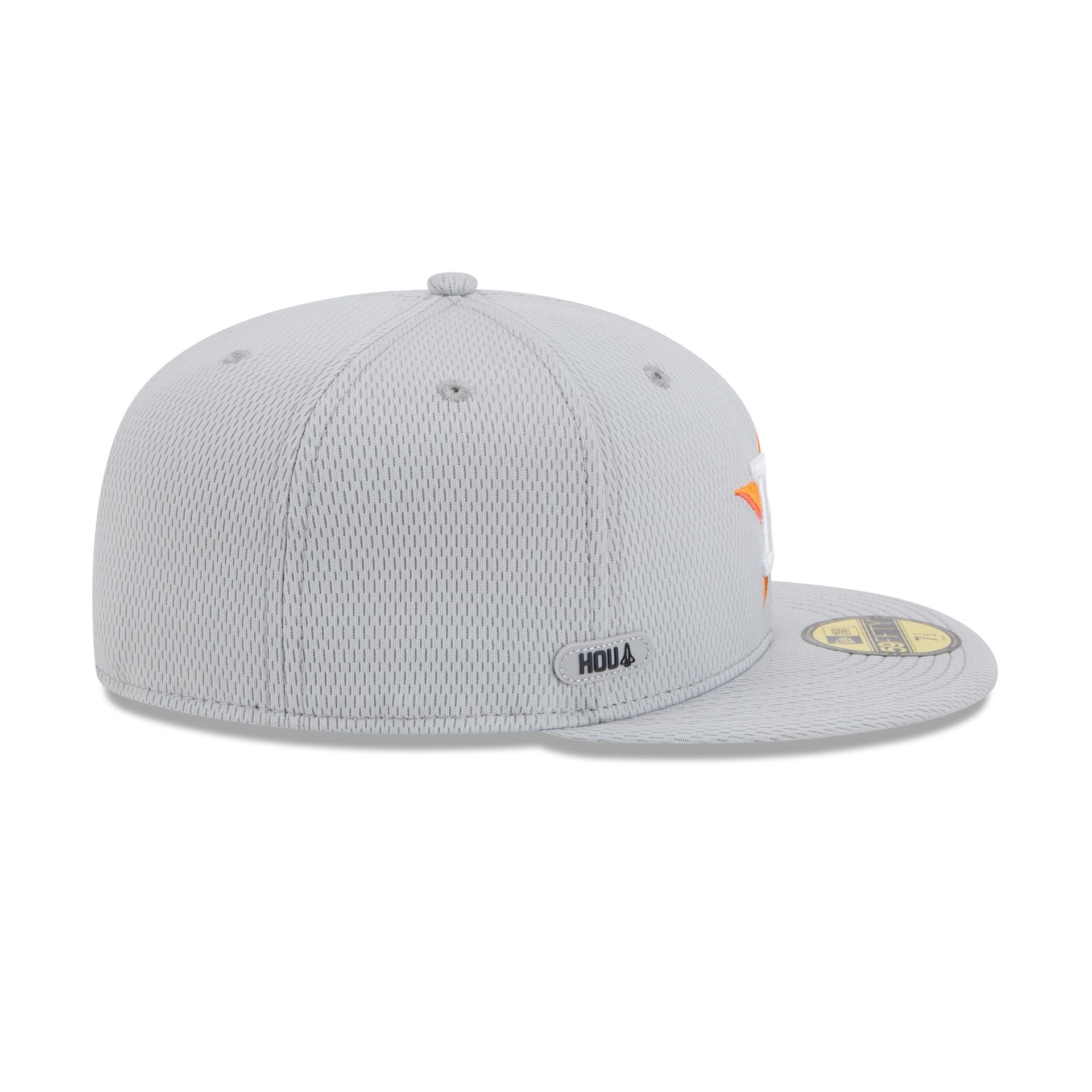 Houston Astros 2025 Clubhouse Gray 59FIFTY Fitted Hat - Image 4