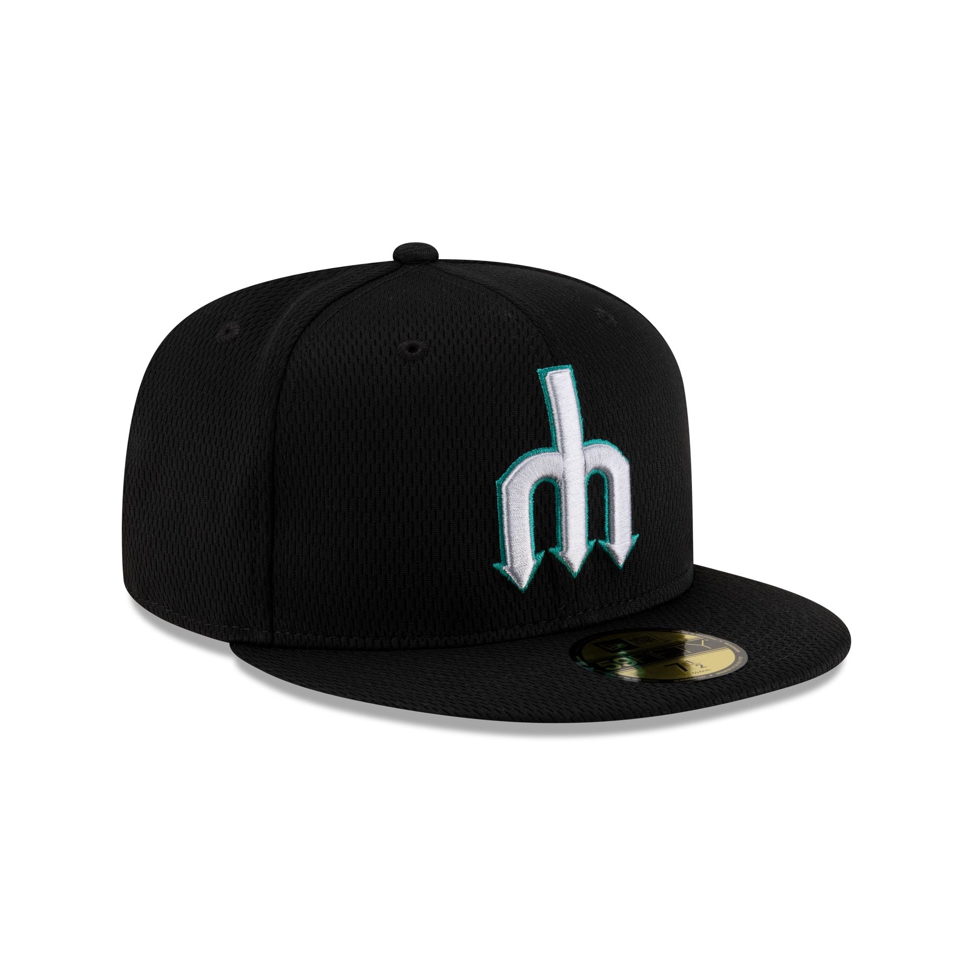Seattle Mariners 2025 Clubhouse Alt Black 59FIFTY Fitted Hat - Image 3