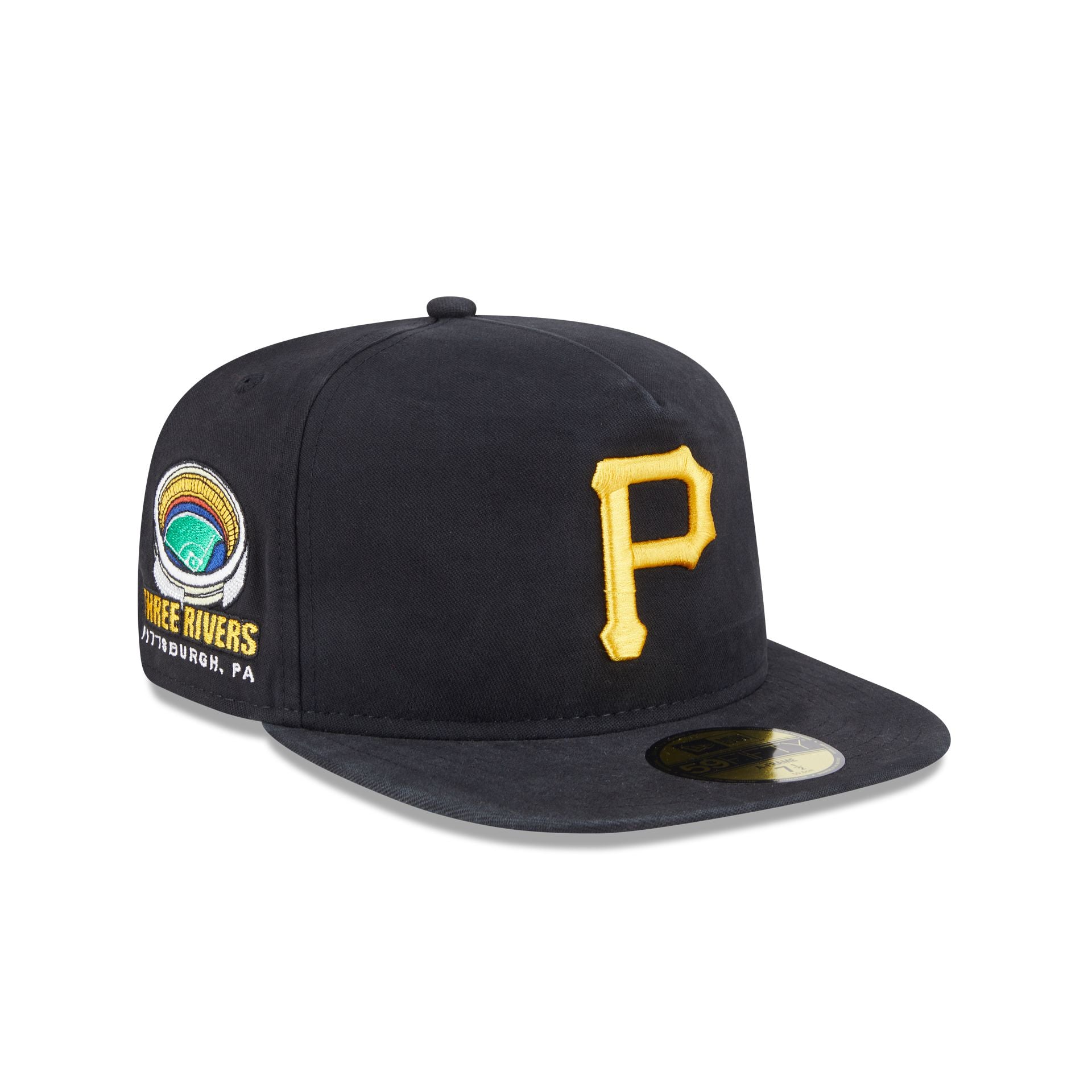 Pittsburgh Pirates Championship Side Flag 59FIFTY A-Frame Fitted Hat - Image 3