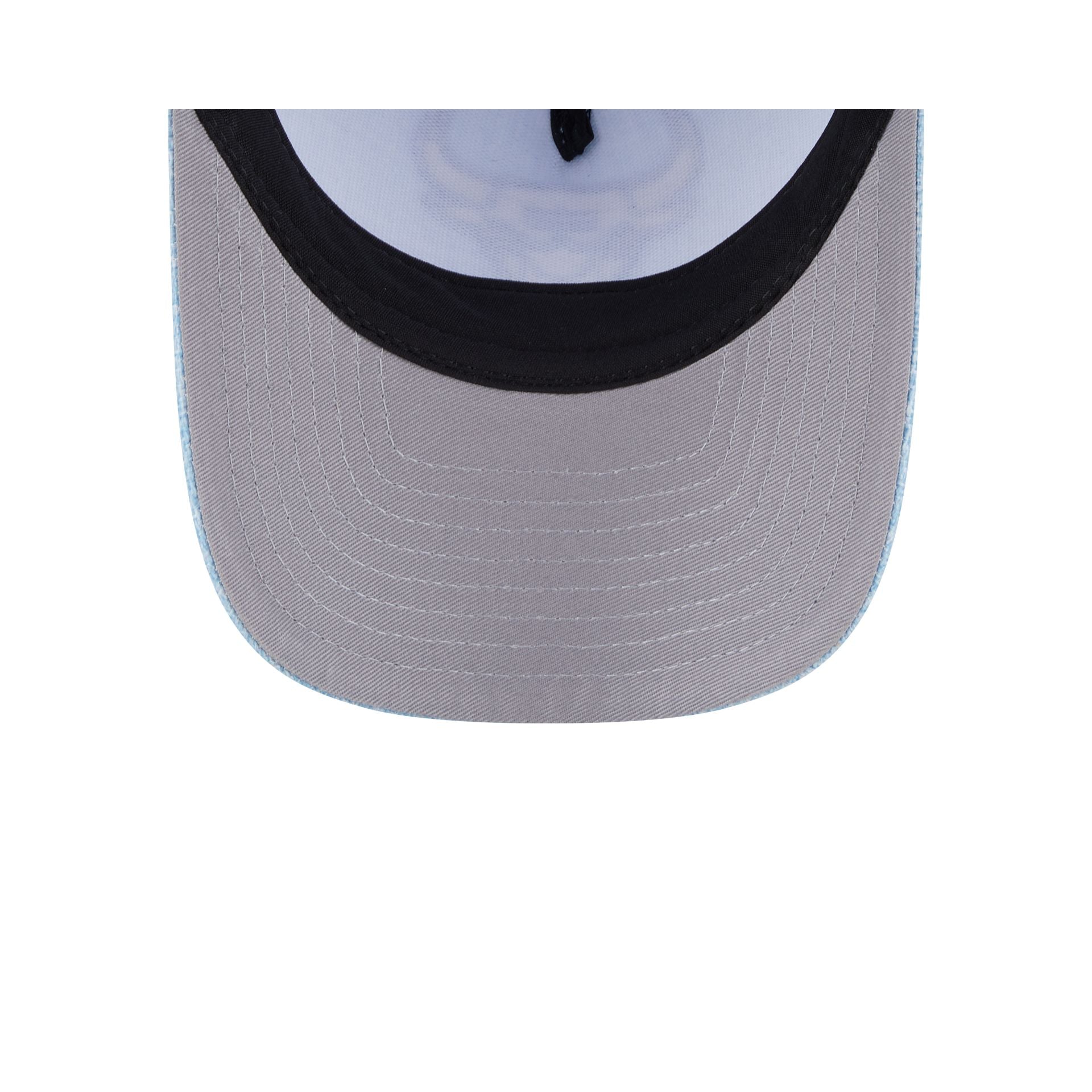 Chicago Bulls Cotton Weaver Blue 9FORTY M-Crown A-Frame Snapback Hat - Image 7