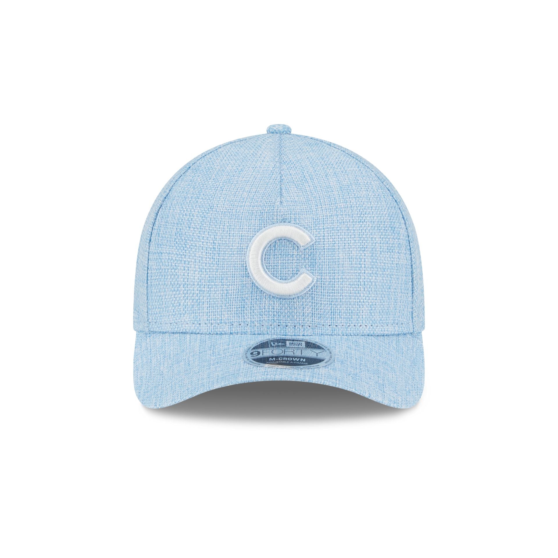 Chicago Cubs Cotton Weaver Blue 9FORTY M-Crown A-Frame Snapback Hat - Image 2