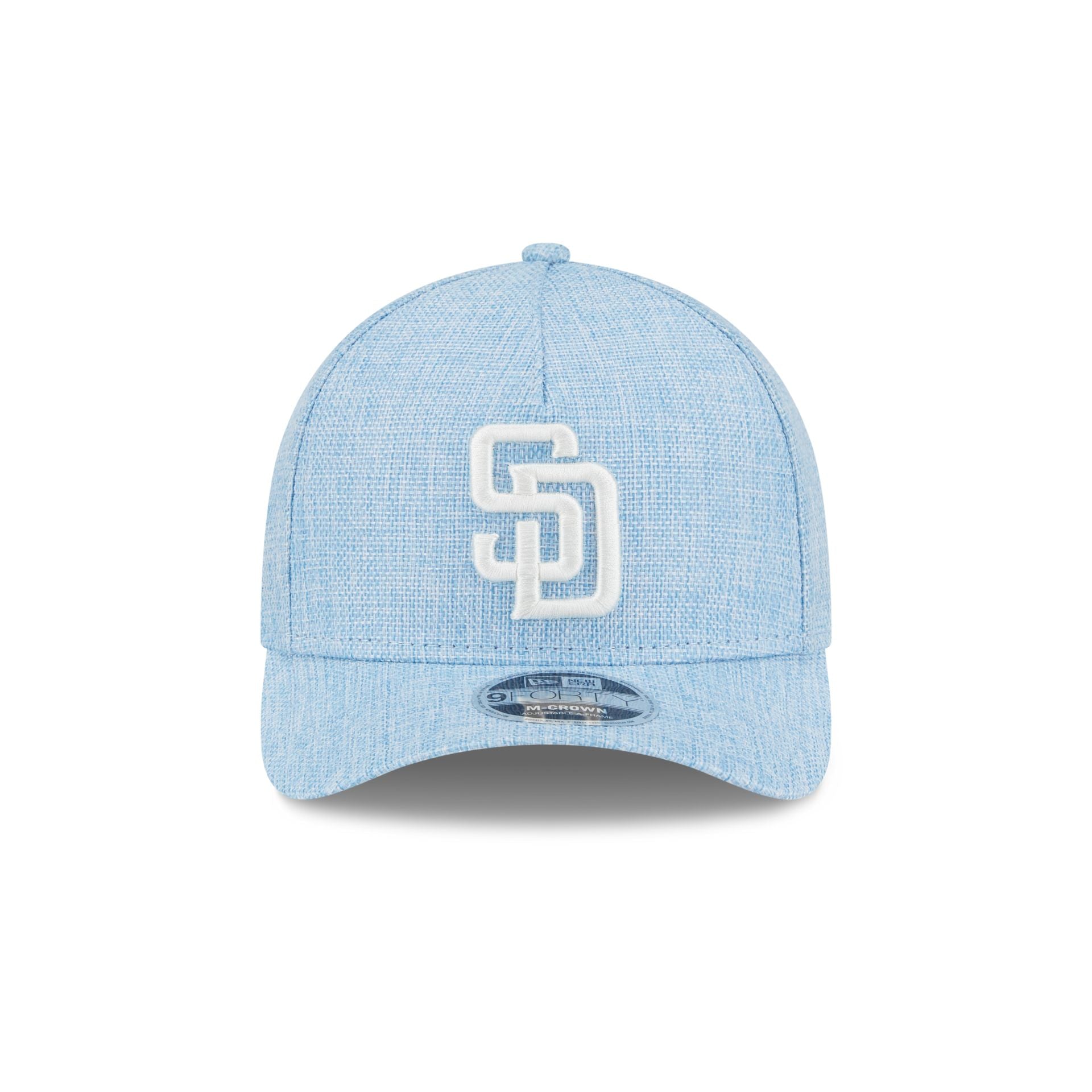 San Diego Padres Cotton Weaver Blue 9FORTY M-Crown A-Frame Snapback Hat - Image 2