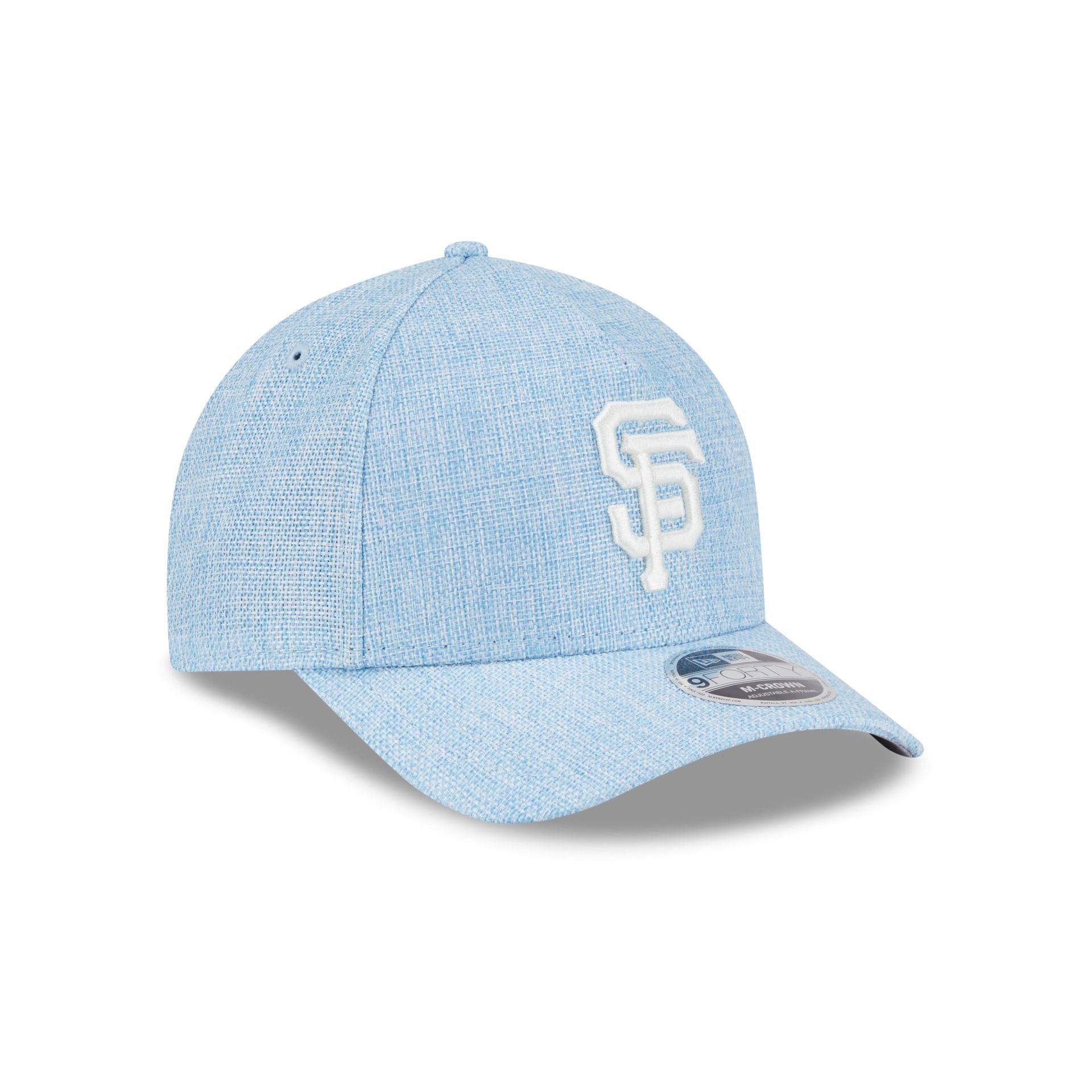 San Francisco Giants Cotton Weaver Blue 9FORTY M-Crown A-Frame Snapback Hat - Image 3