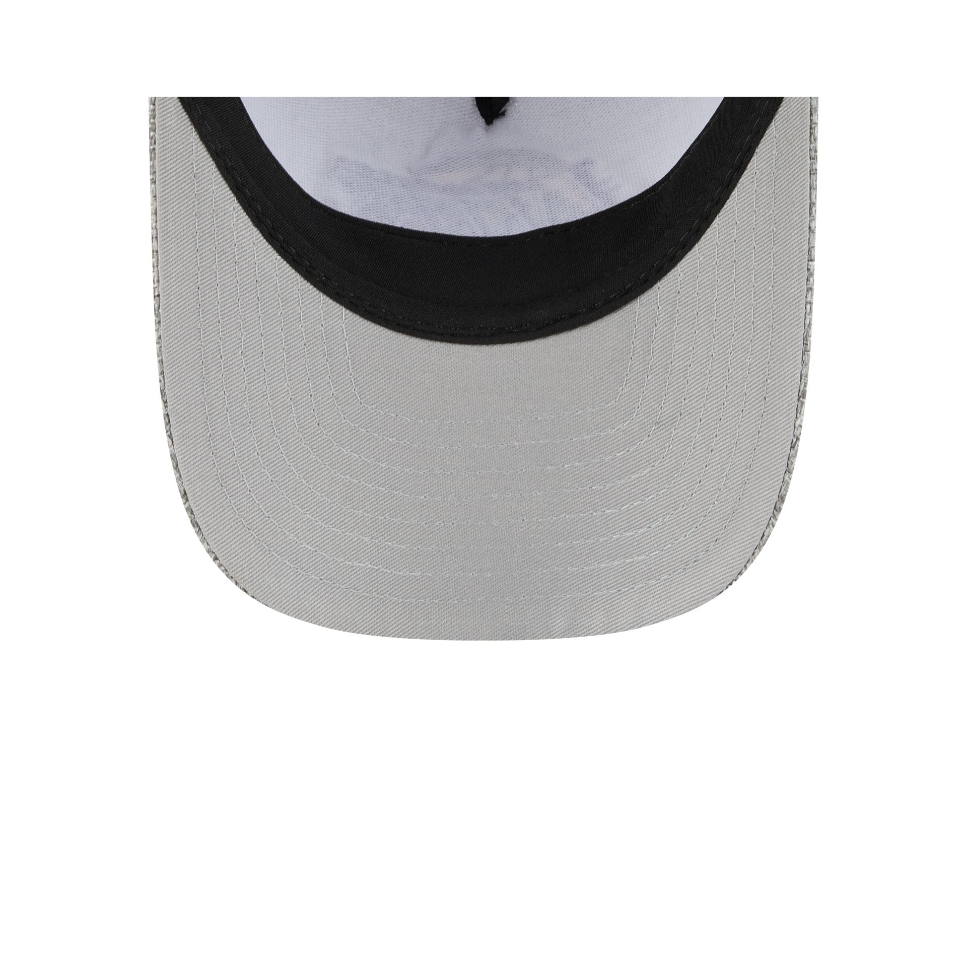 Los Angeles Lakers Cotton Weave Gray 9FORTY M-Crown A-Frame Snapback Hat - Image 7