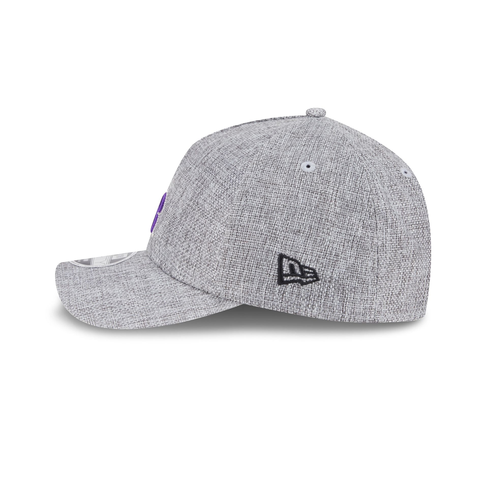Colorado Rockies Cotton Weave Gray 9FORTY M-Crown A-Frame Snapback Hat - Image 4