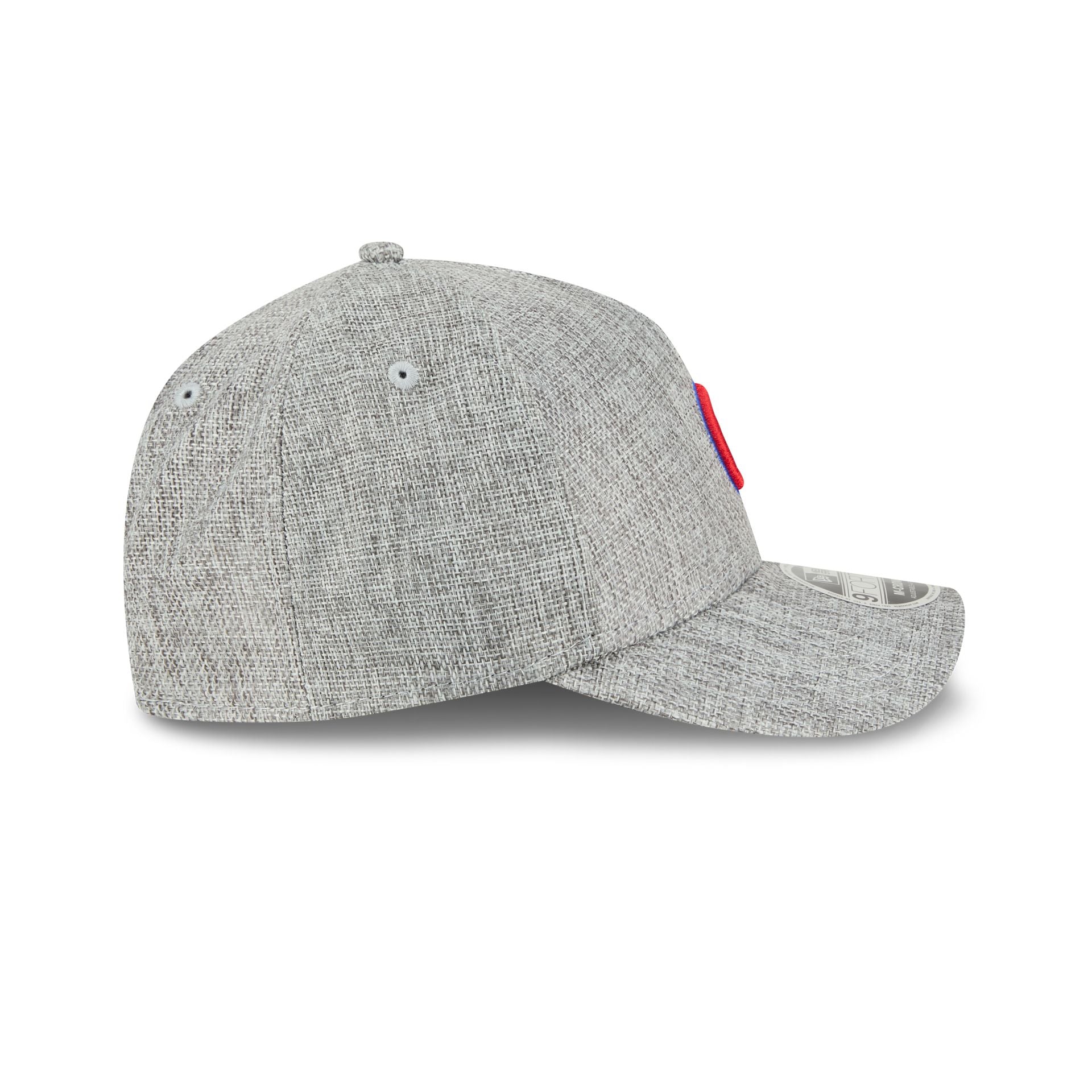 Chicago Cubs Cotton Weave Gray 9FORTY M-Crown A-Frame Snapback Hat - Image 5