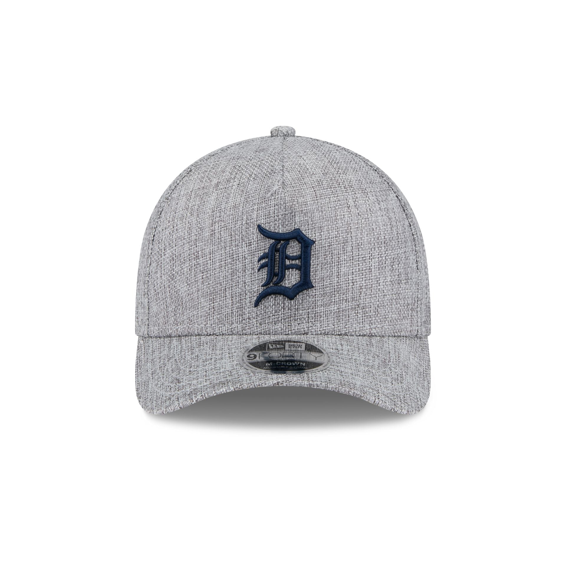 Detroit Tigers Cotton Weave Gray 9FORTY M-Crown A-Frame Snapback Hat - Image 2
