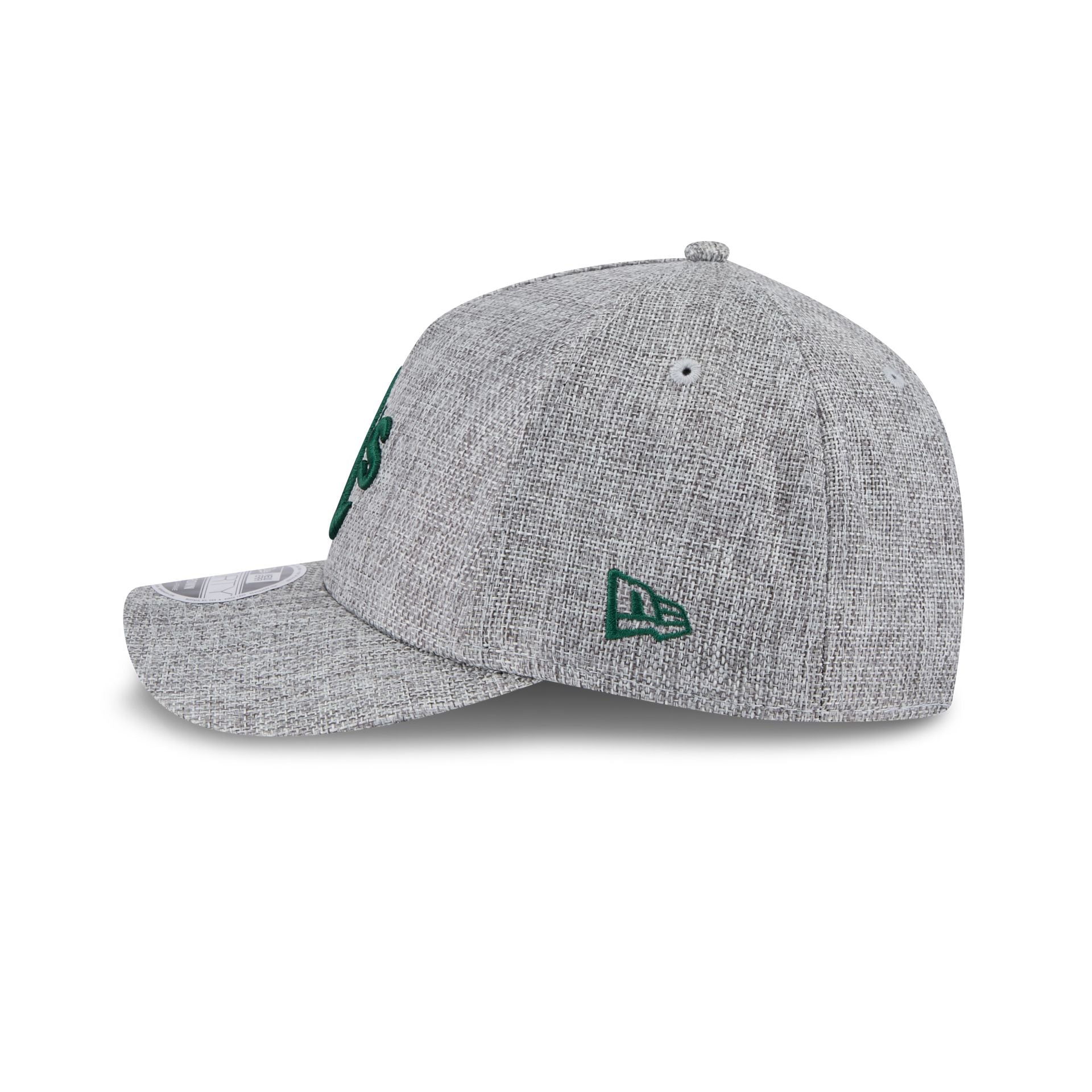 Athletics Cotton Weave Gray 9FORTY M-Crown A-Frame Snapback Hat - Image 4
