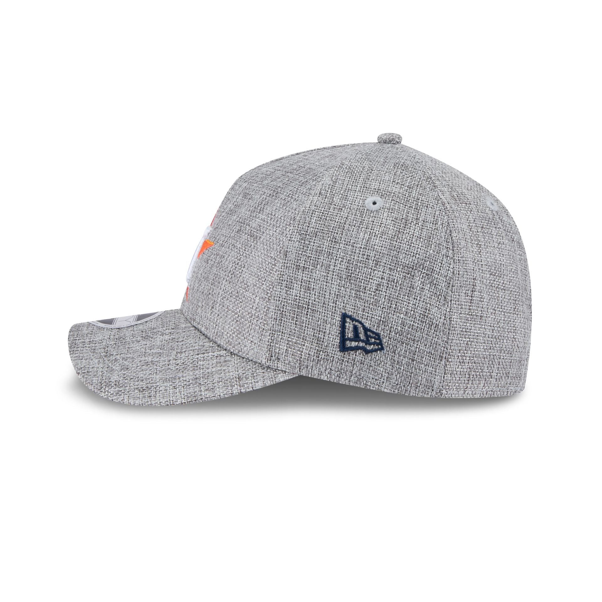 Houston Astros Cotton Weave Gray 9FORTY M-Crown A-Frame Snapback Hat - Image 4