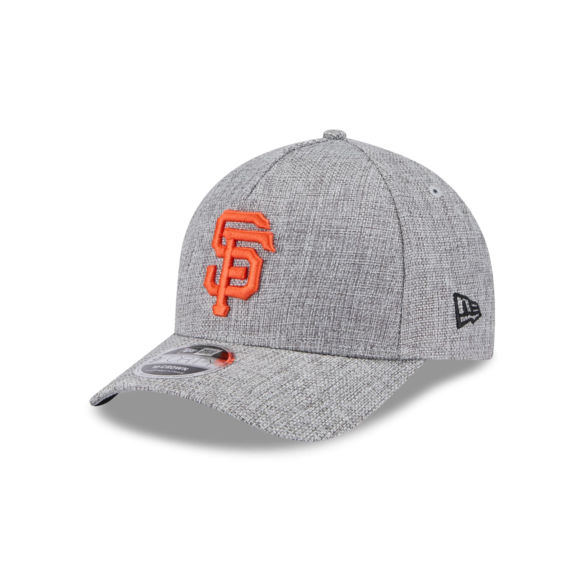 San Francisco Giants Cotton Weave Gray 9FORTY M-Crown A-Frame Snapback Hat