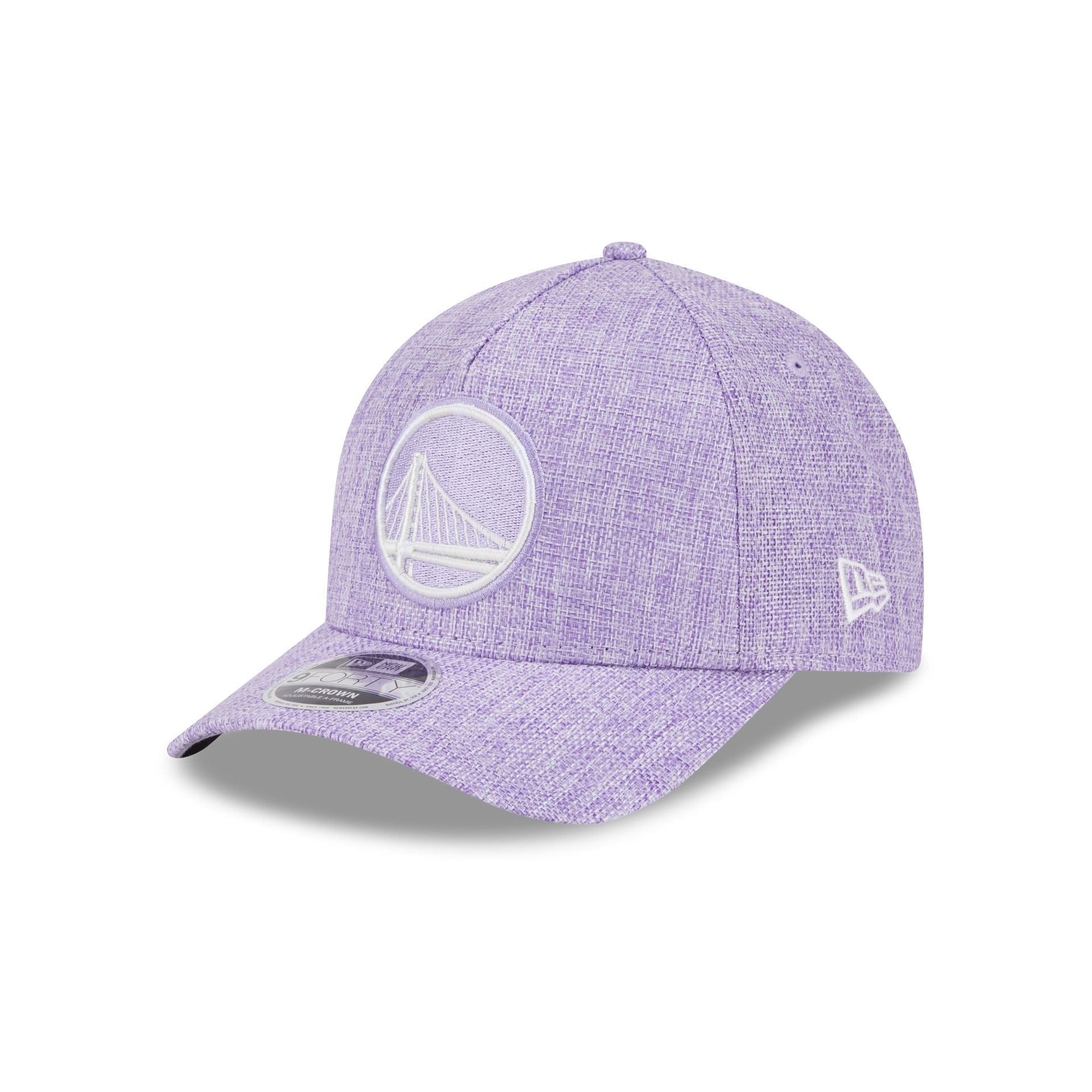 Golden State Warriors Cotton Weave Purple 9FORTY M-Crown A-Frame Snapback Hat