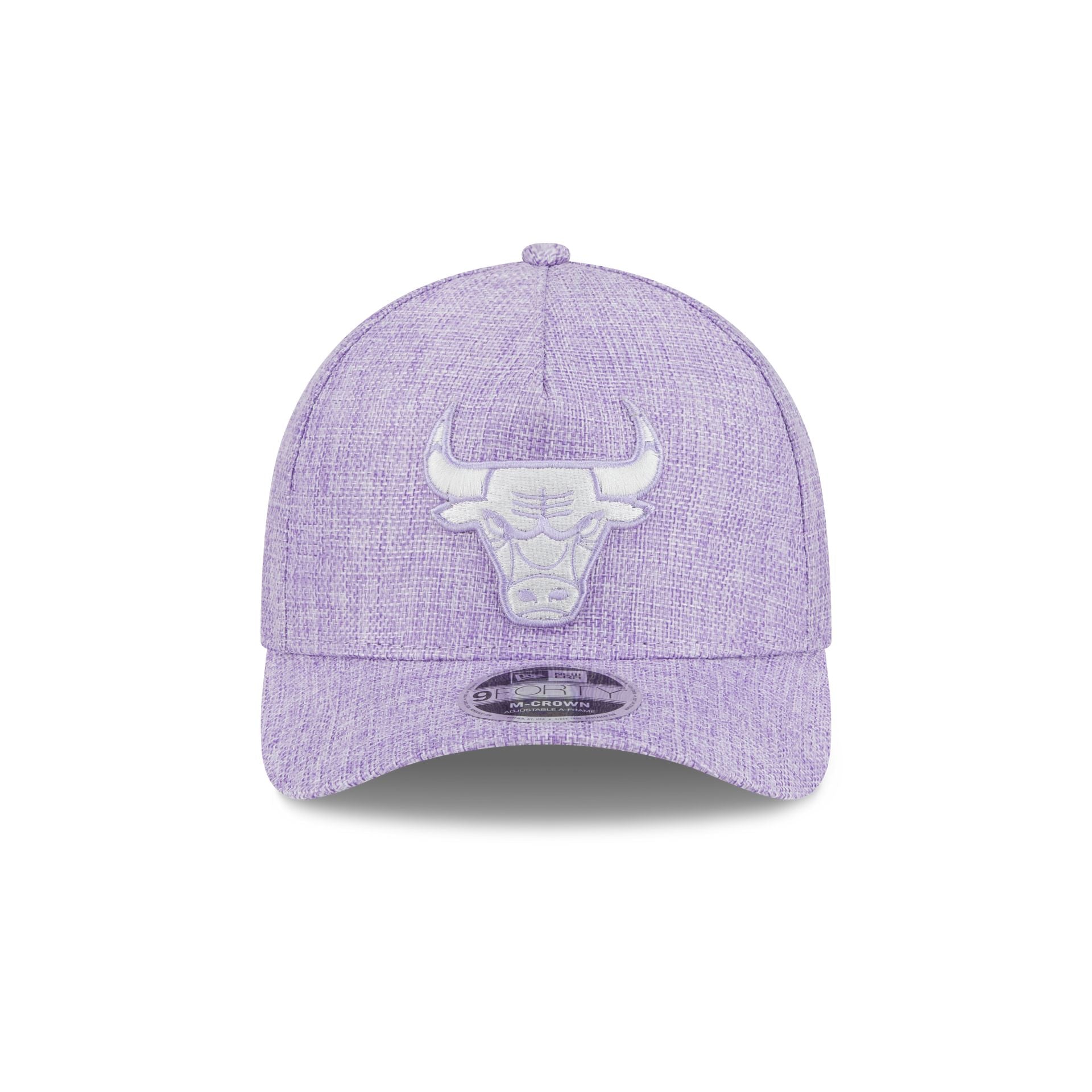 Chicago Bulls Cotton Weave Purple 9FORTY M-Crown A-Frame Snapback Hat - Image 2