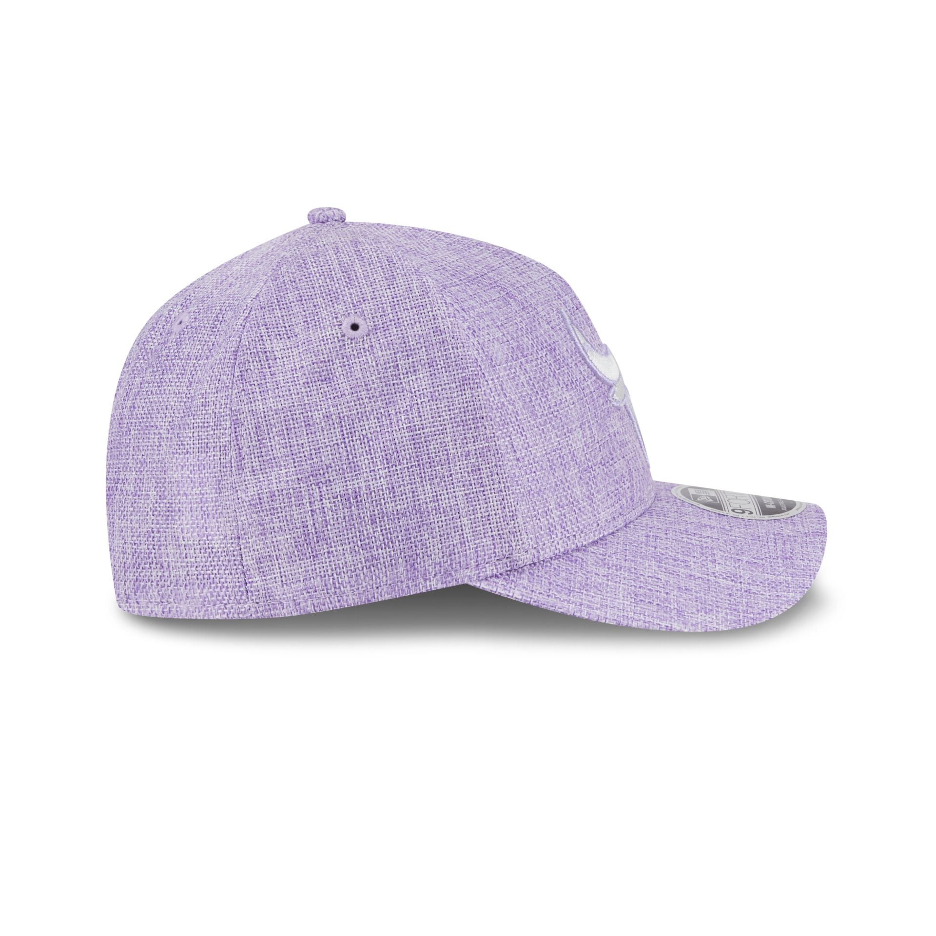 Chicago Bulls Cotton Weave Purple 9FORTY M-Crown A-Frame Snapback Hat - Image 5