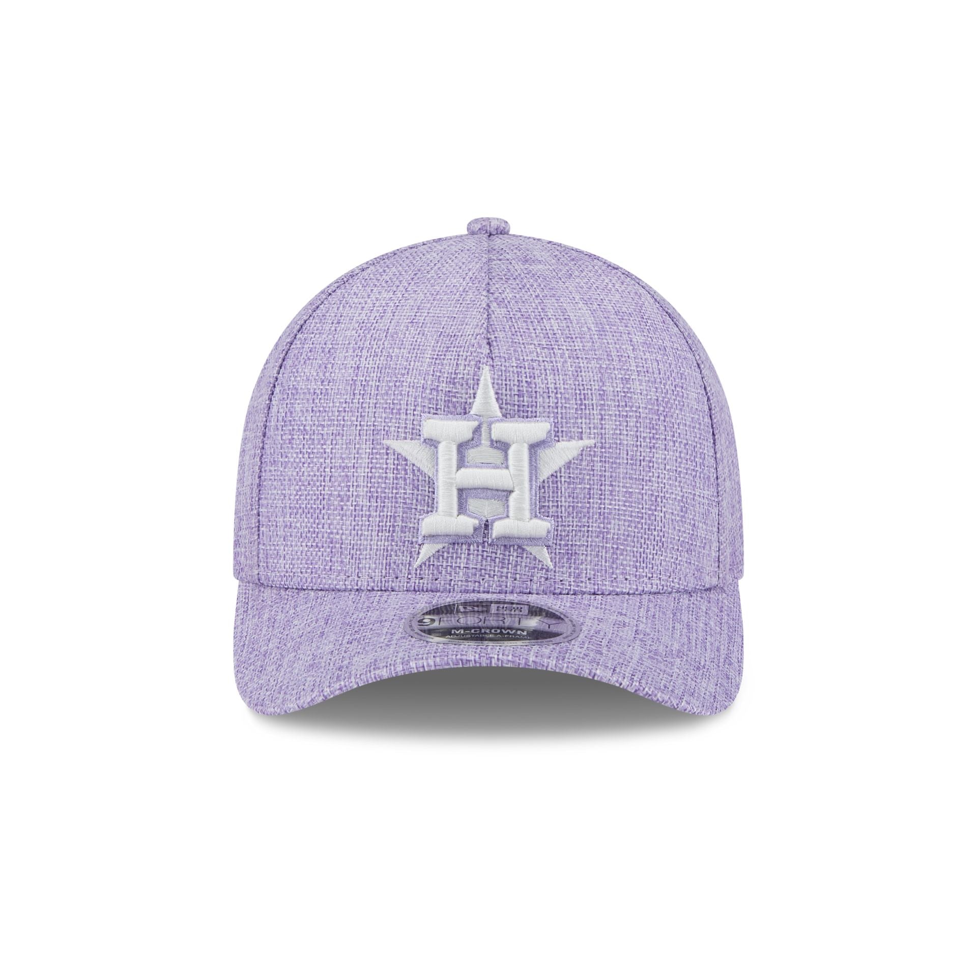 Houston Astros Cotton Weave Purple 9FORTY M-Crown A-Frame Snapback Hat - Image 2