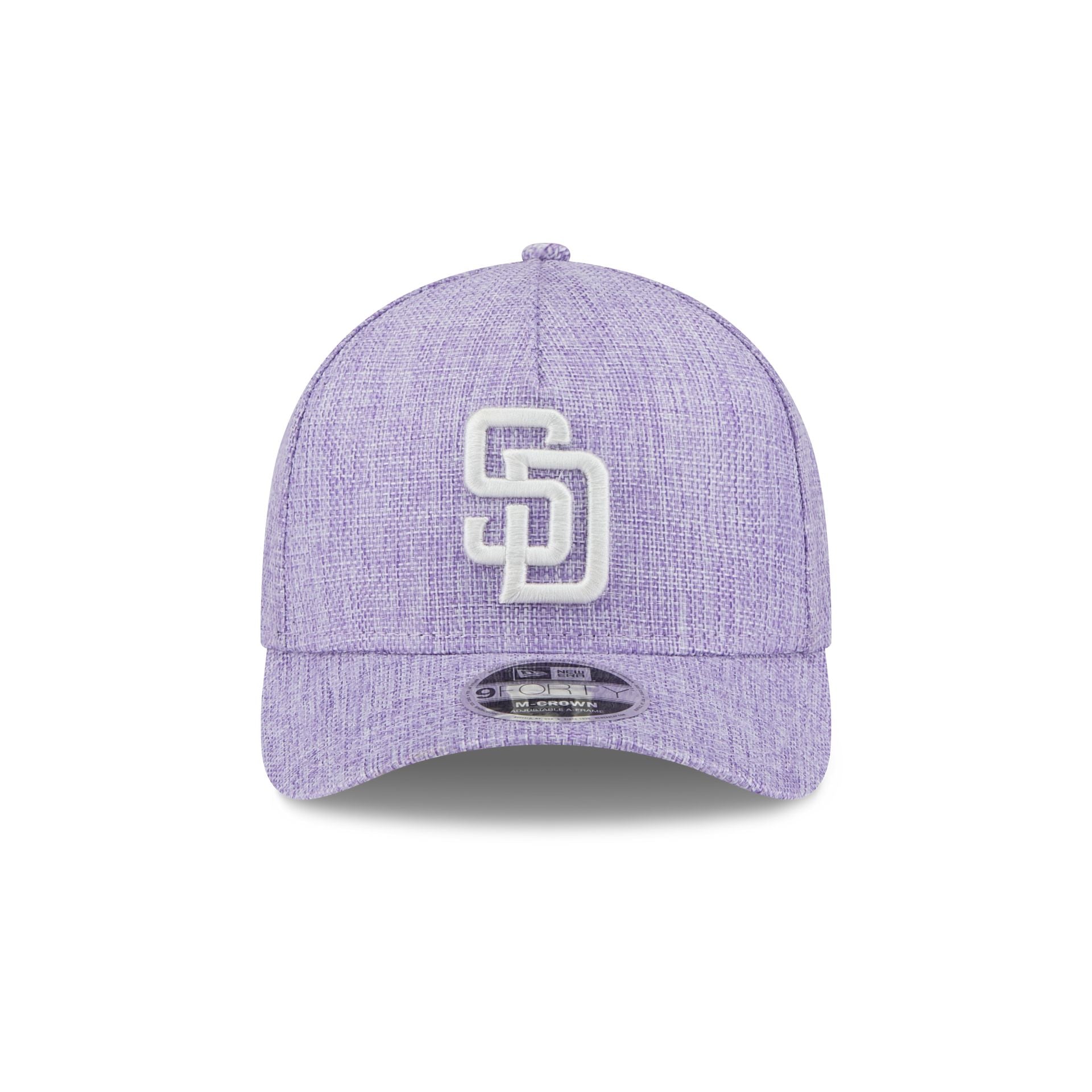 San Diego Padres Cotton Weave Purple 9FORTY M-Crown A-Frame Snapback Hat - Image 2