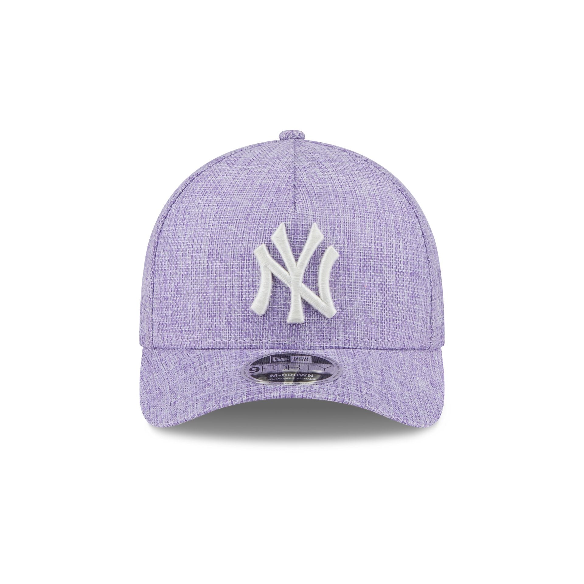 New York Yankees Cotton Weave Purple 9FORTY M-Crown A-Frame Snapback Hat - Image 2
