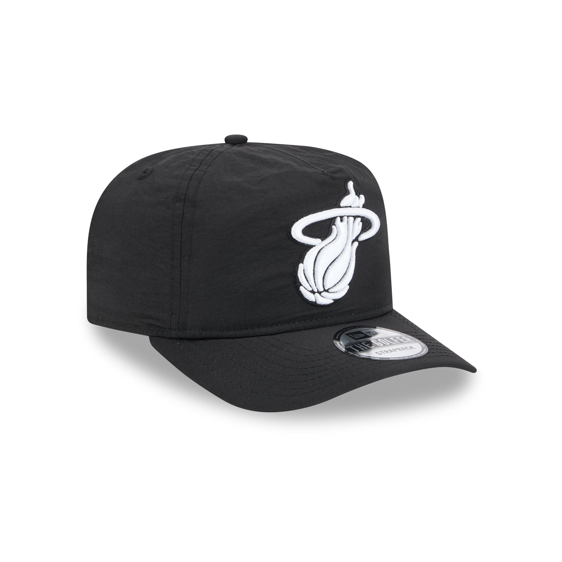 Miami Heat Everyday Nylon Black Golfer Hat - Image 3