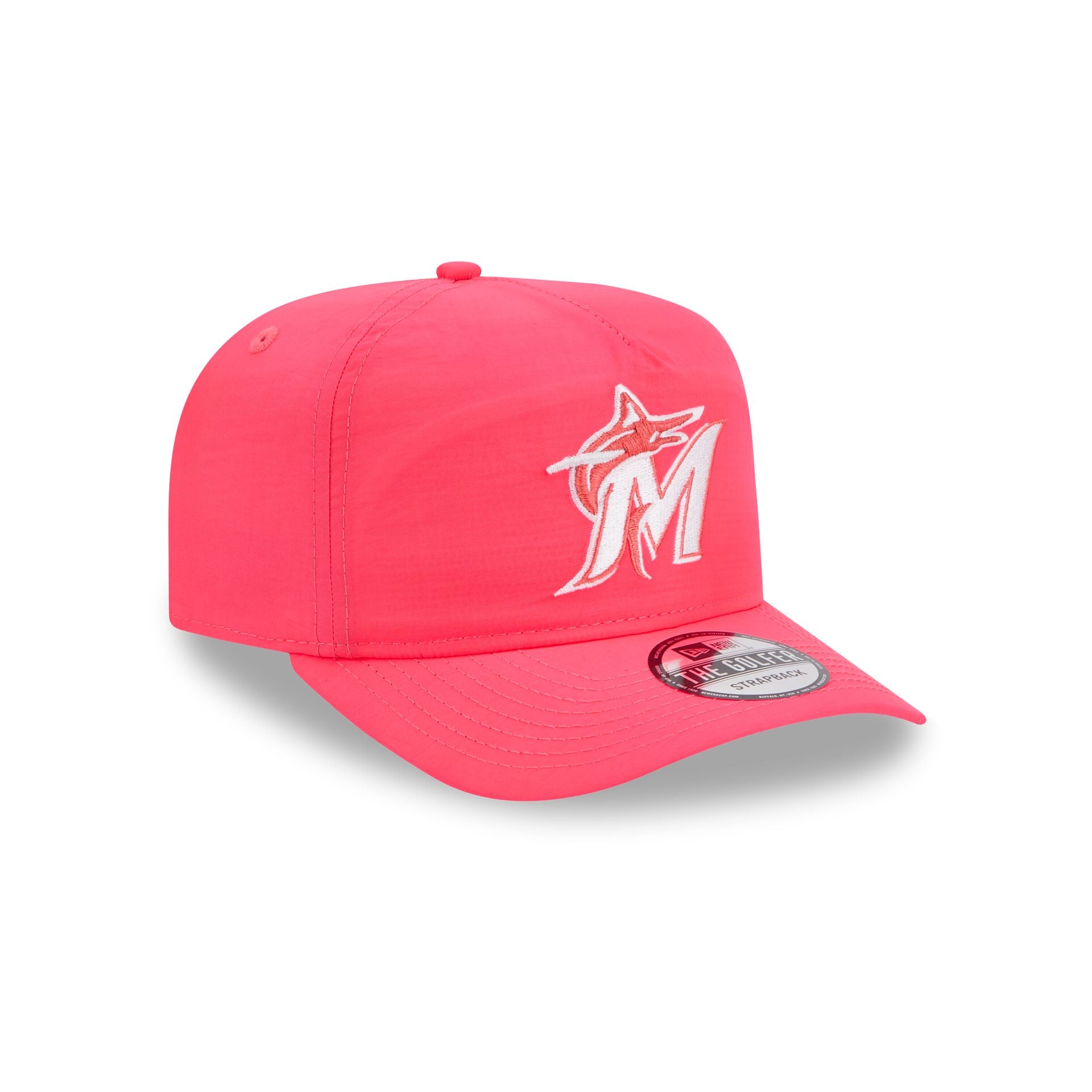 Miami Marlins Everyday Nylon Pink Golfer Hat - Image 3