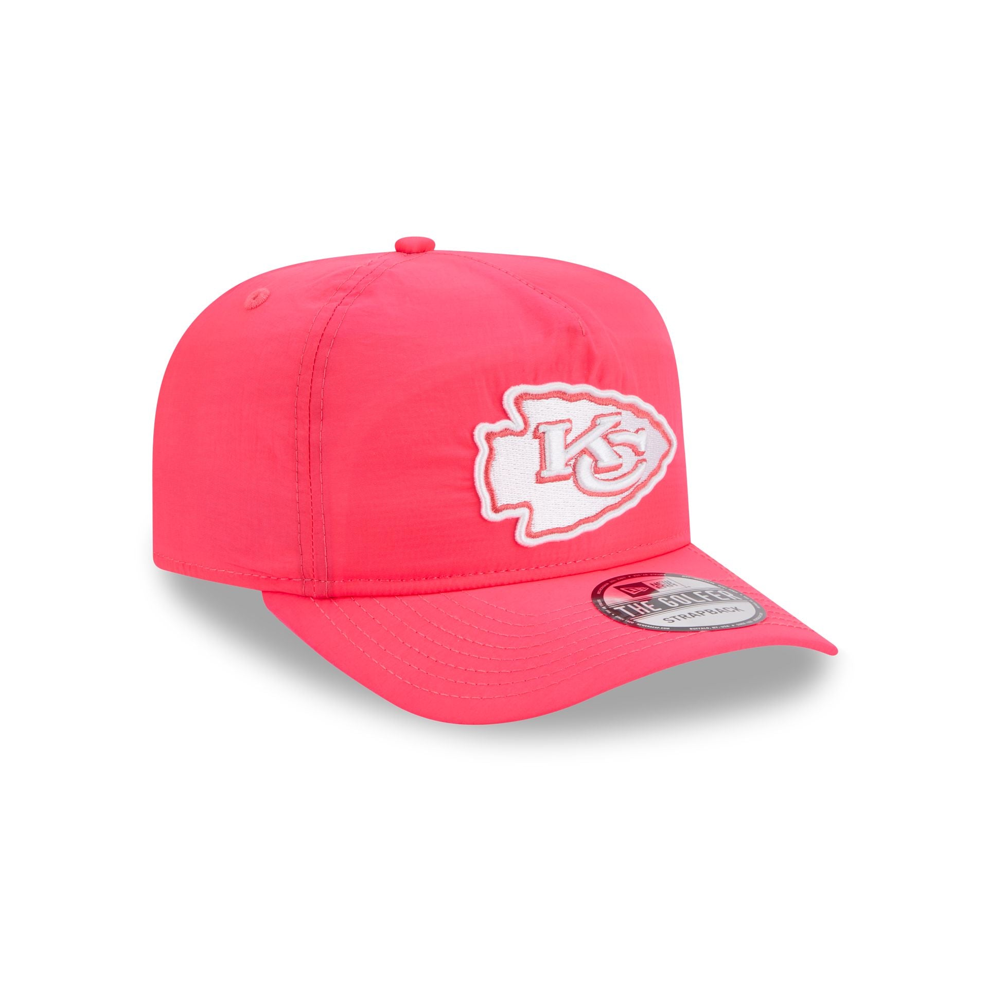 Kansas City Chiefs Everyday Nylon Pink Golfer Hat - Image 3