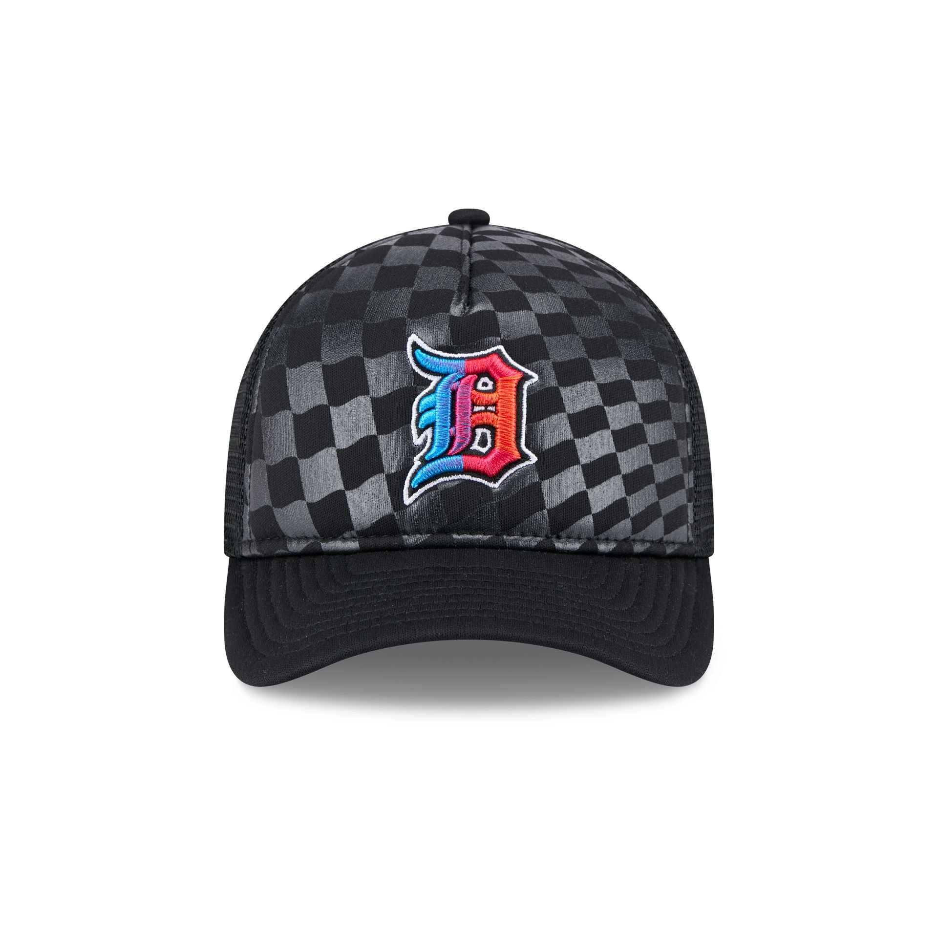 Detroit Tigers Gradient Raceway 9FORTY M-Crown A-Frame Trucker Hat - Image 2