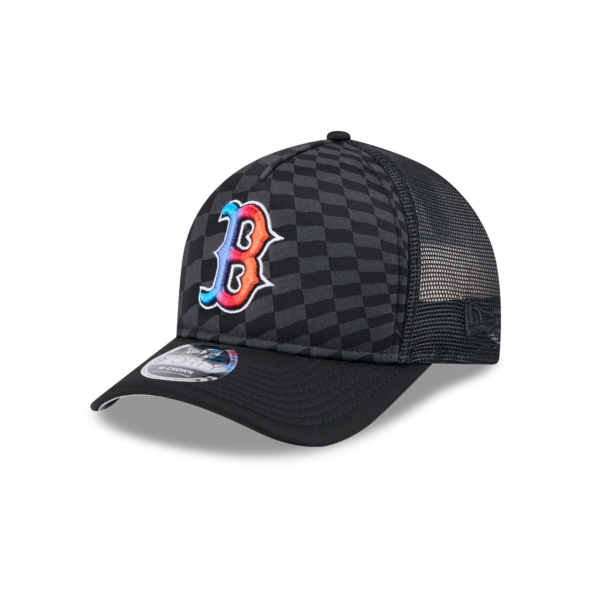Boston Red Sox Gradient Raceway 9FORTY M-Crown A-Frame Trucker Hat