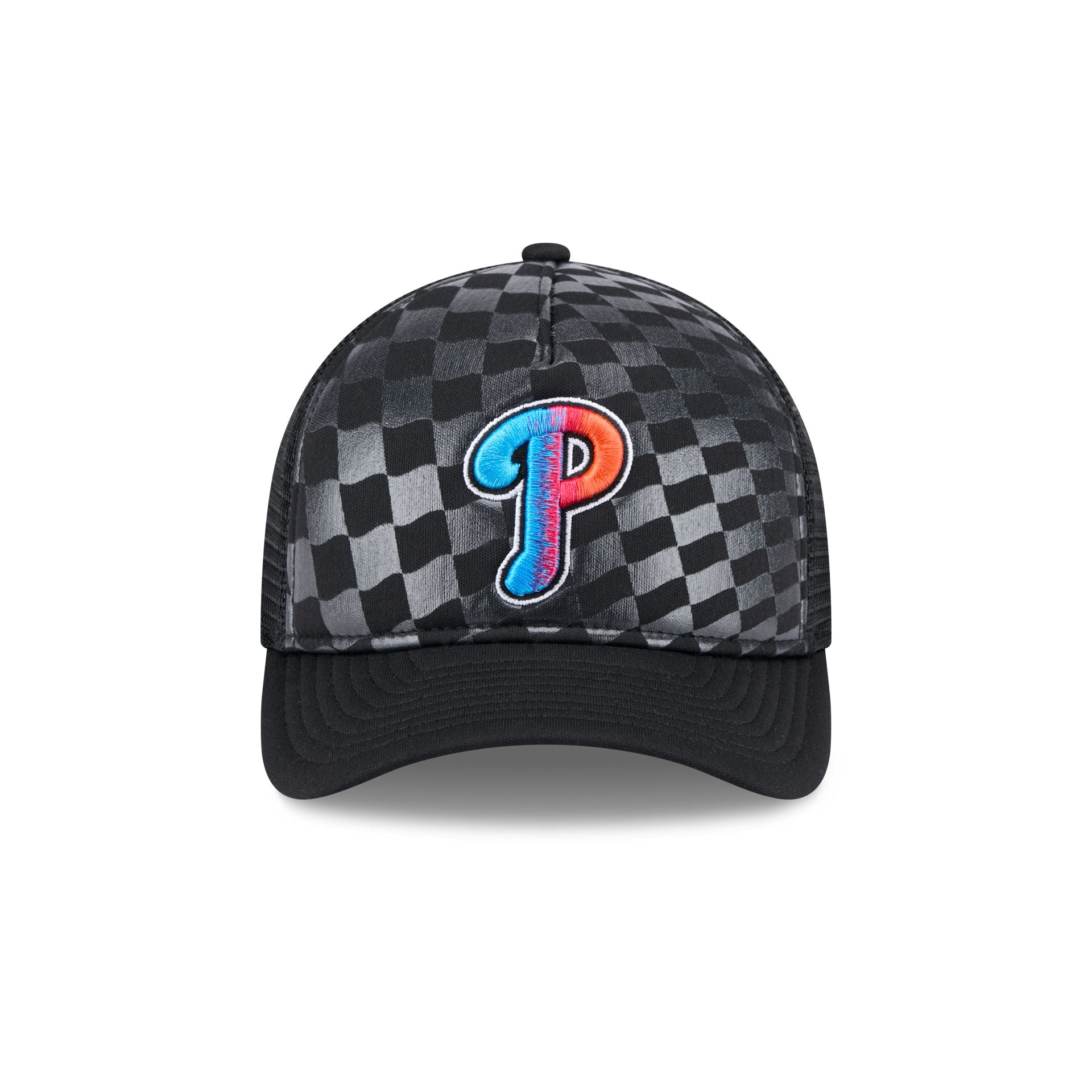 Philadelphia Phillies Gradient Raceway 9FORTY M-Crown A-Frame Trucker Hat - Image 2