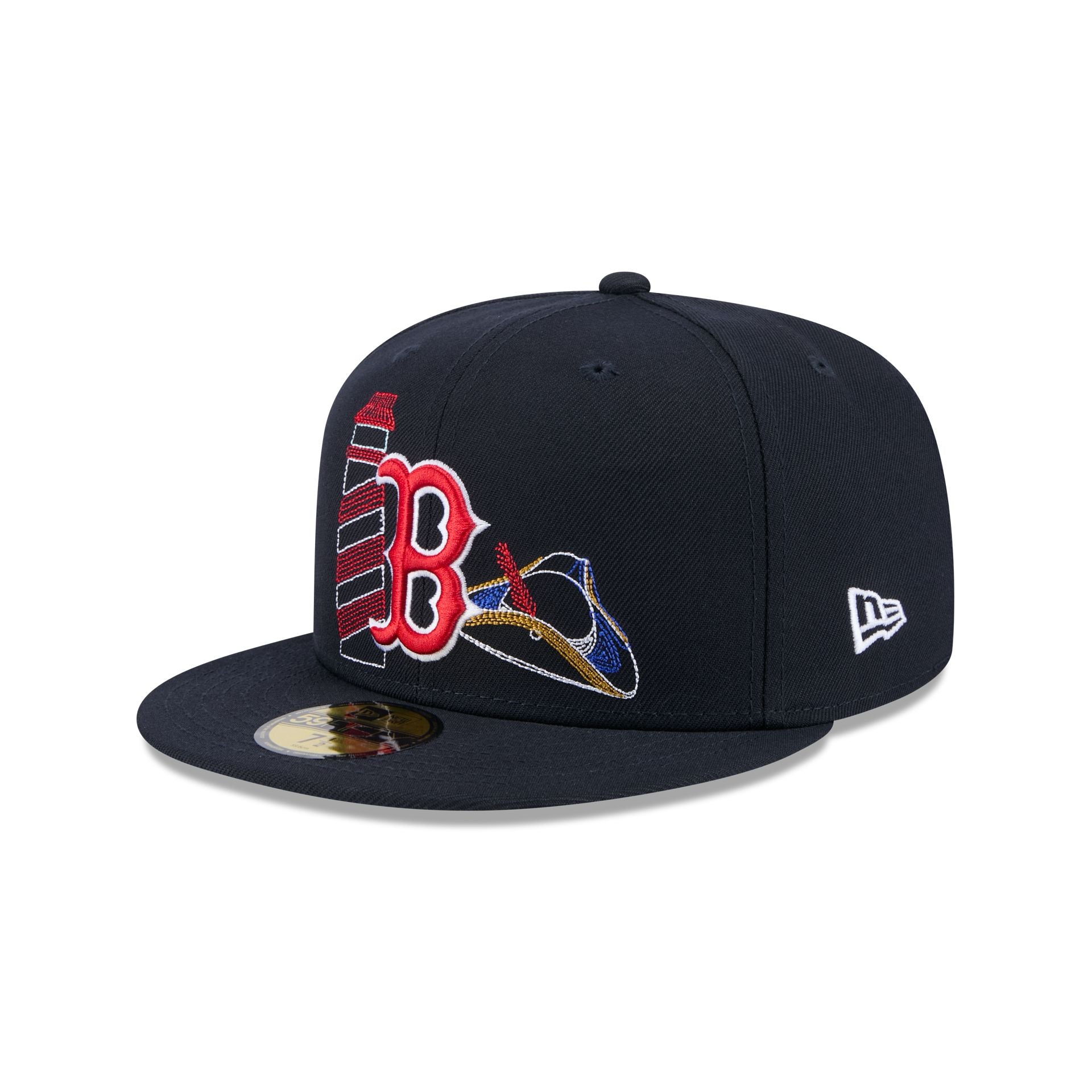 Boston Red Sox State Stitch 59FIFTY Fitted Hat - Image 3