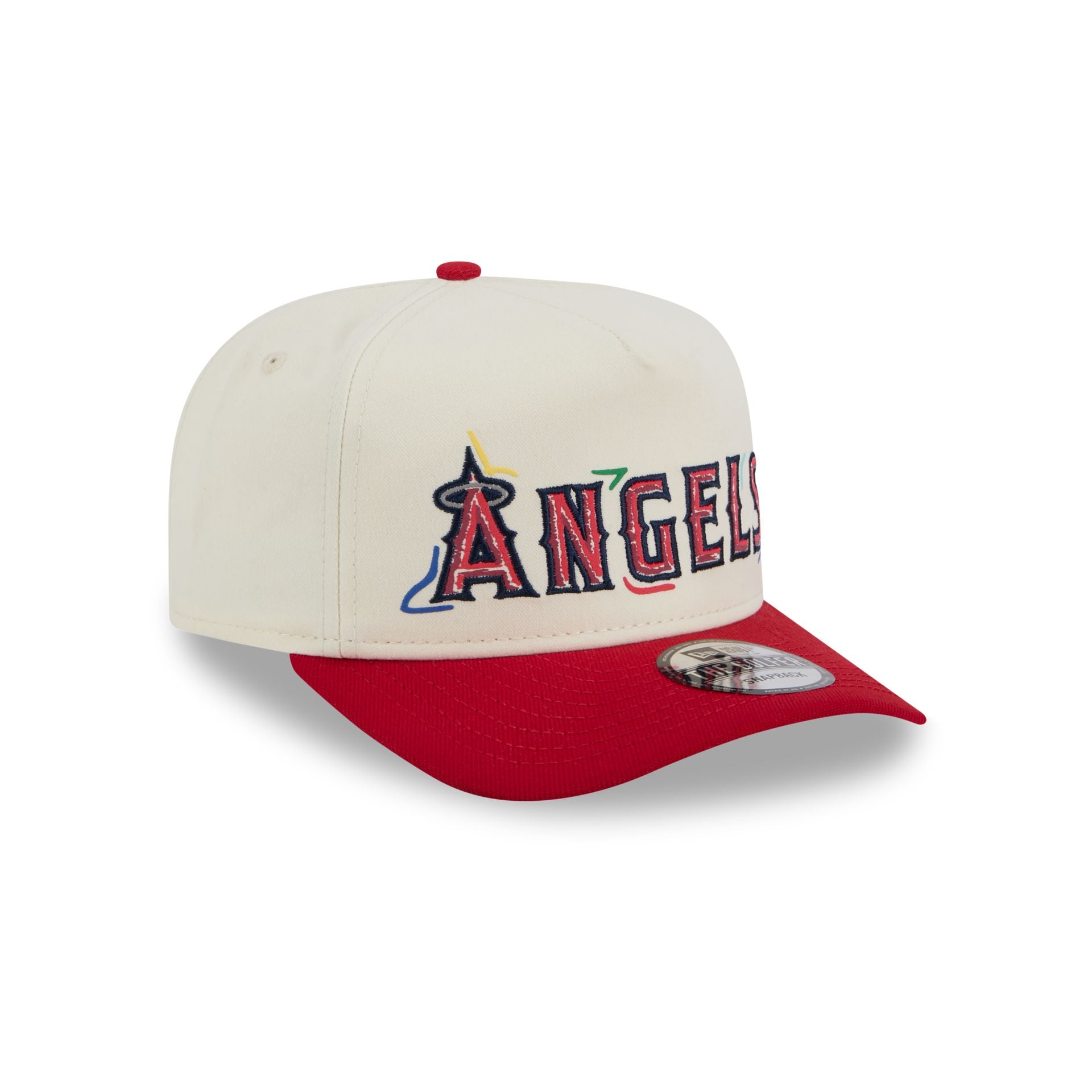 Los Angeles Angels Team Scribble Golfer Hat - Image 3