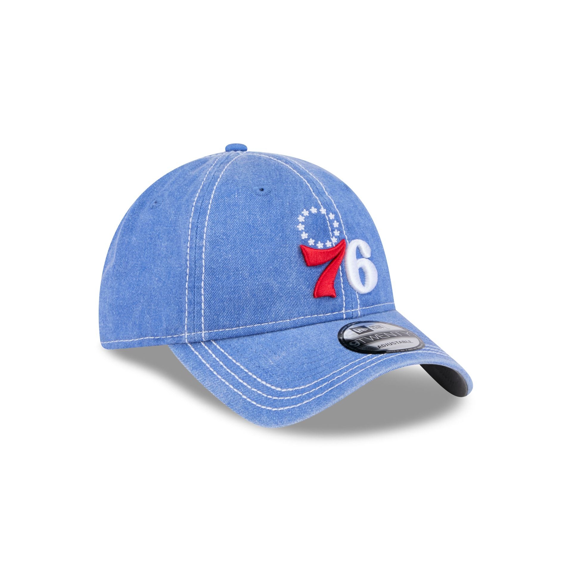 Philadelphia 76ers Washed Contrast 9TWENTY Adjustable Hat - Image 3