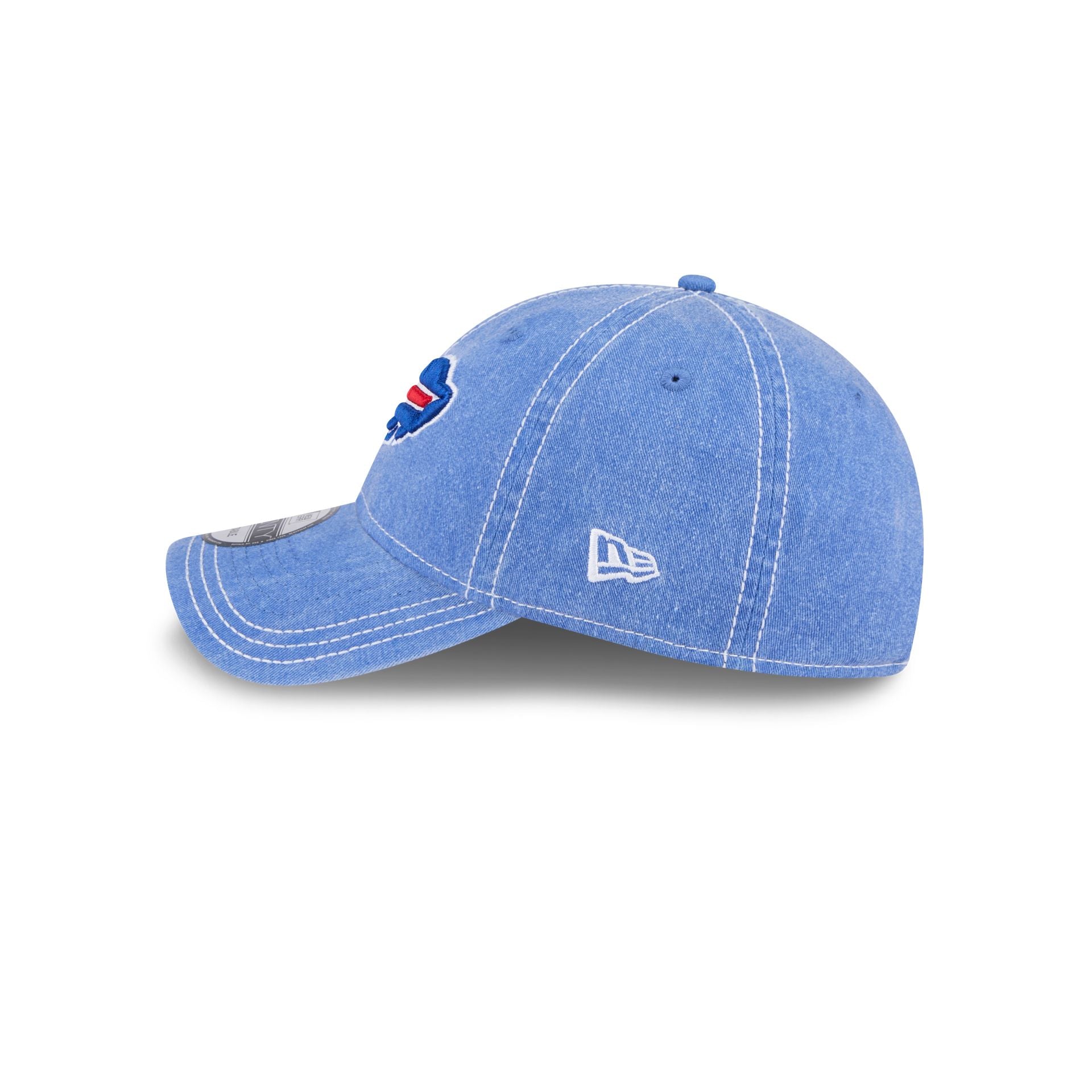 Buffalo Bills Washed Contrast 9TWENTY Adjustable Hat - Image 4