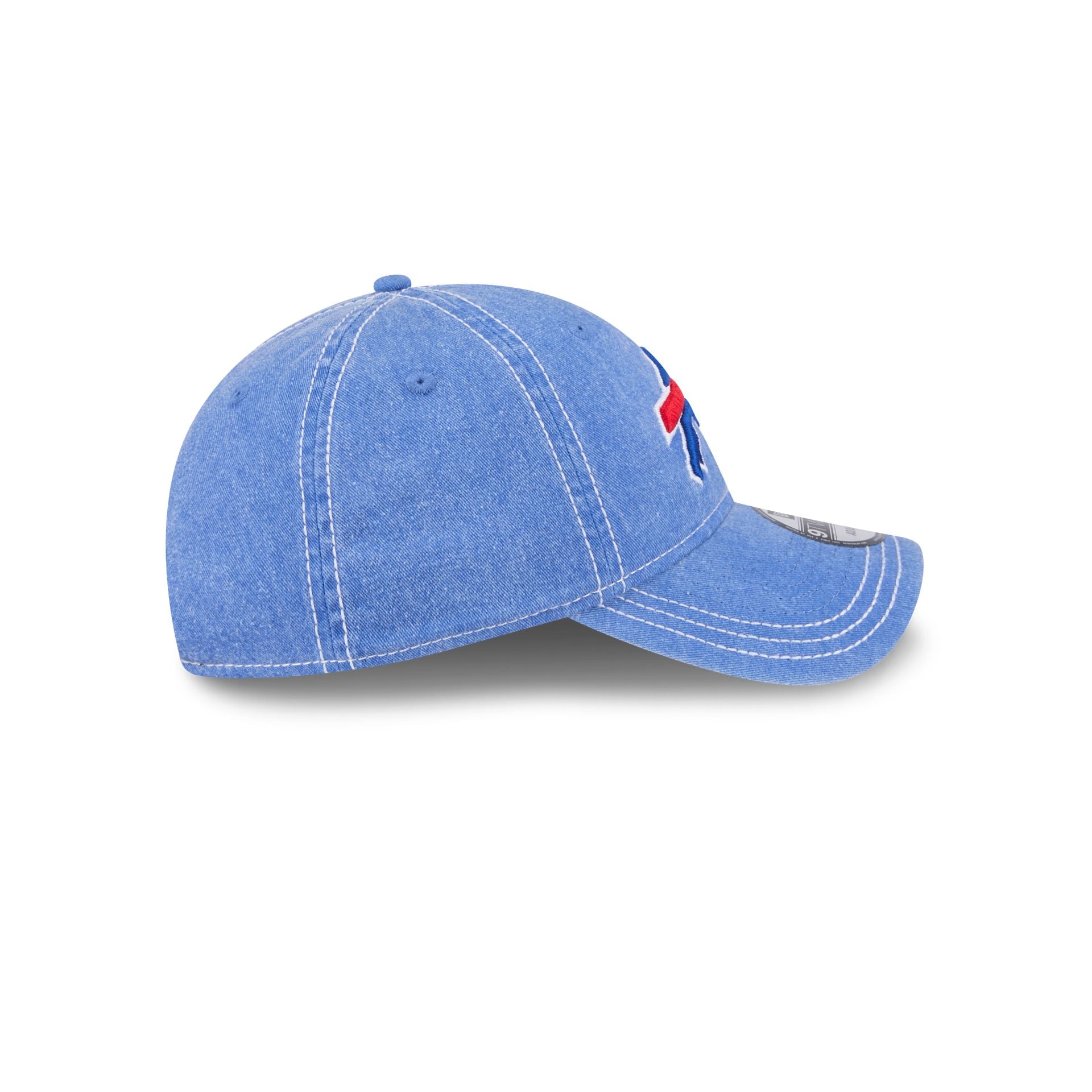 Buffalo Bills Washed Contrast 9TWENTY Adjustable Hat - Image 5