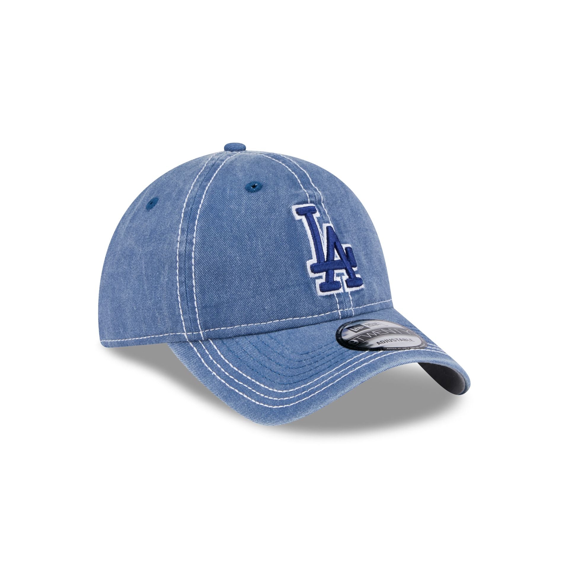 Los Angeles Dodgers Washed Contrast 9TWENTY Adjustable Hat - Image 3