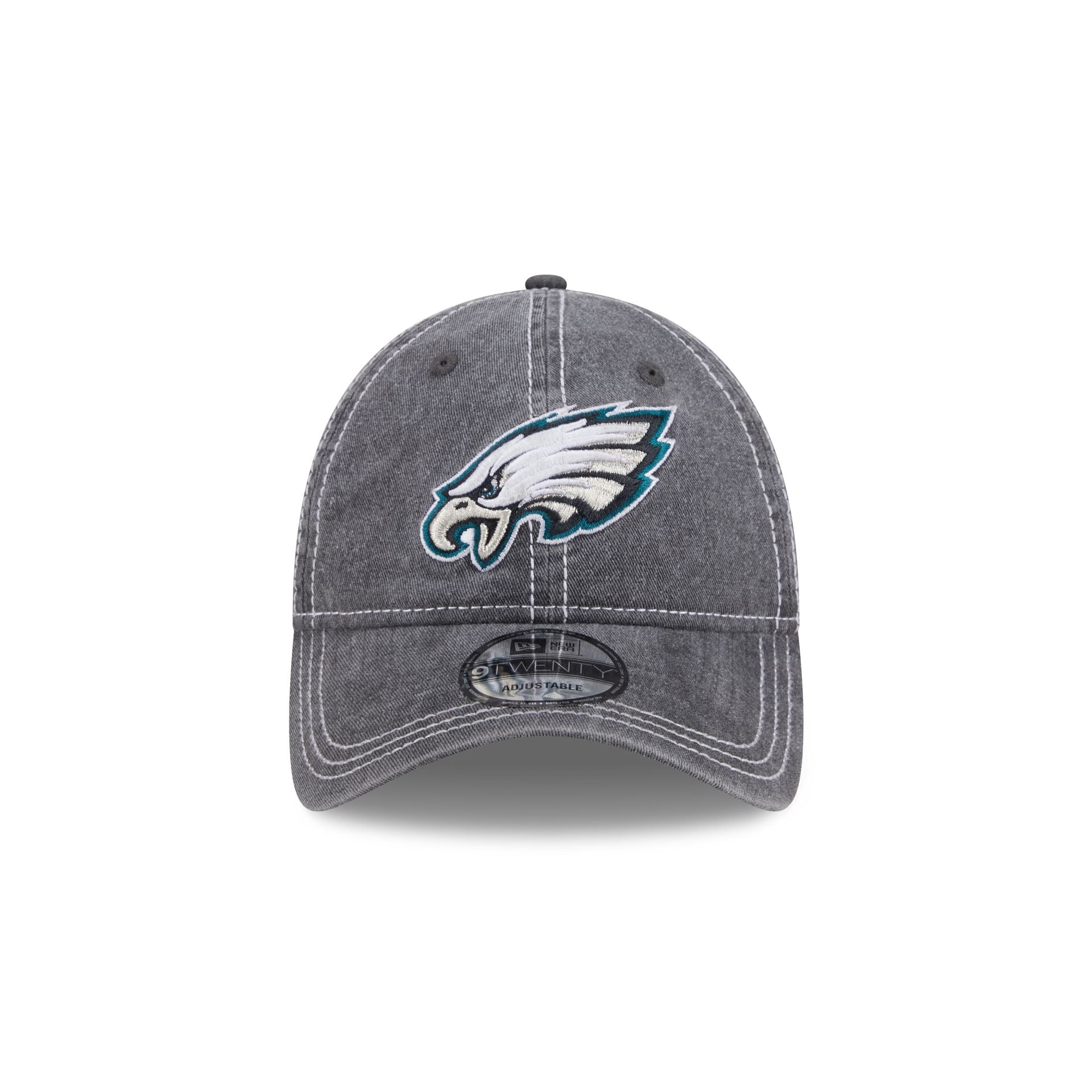 Philadelphia Eagles Washed Contrast 9TWENTY Adjustable Hat - Image 2