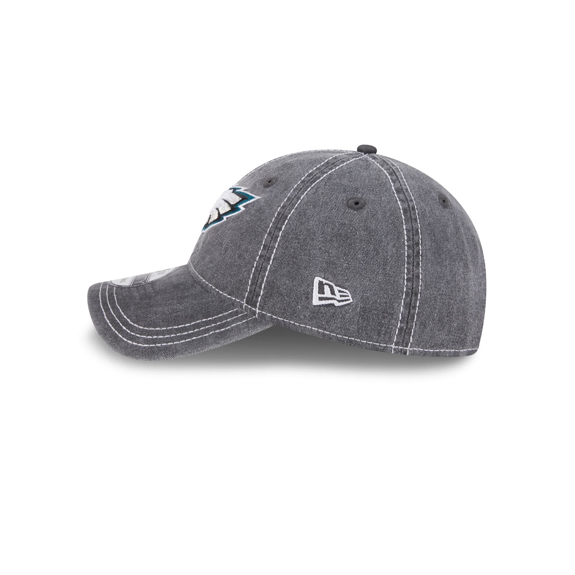 Philadelphia Eagles Washed Contrast 9TWENTY Adjustable Hat - Image 4