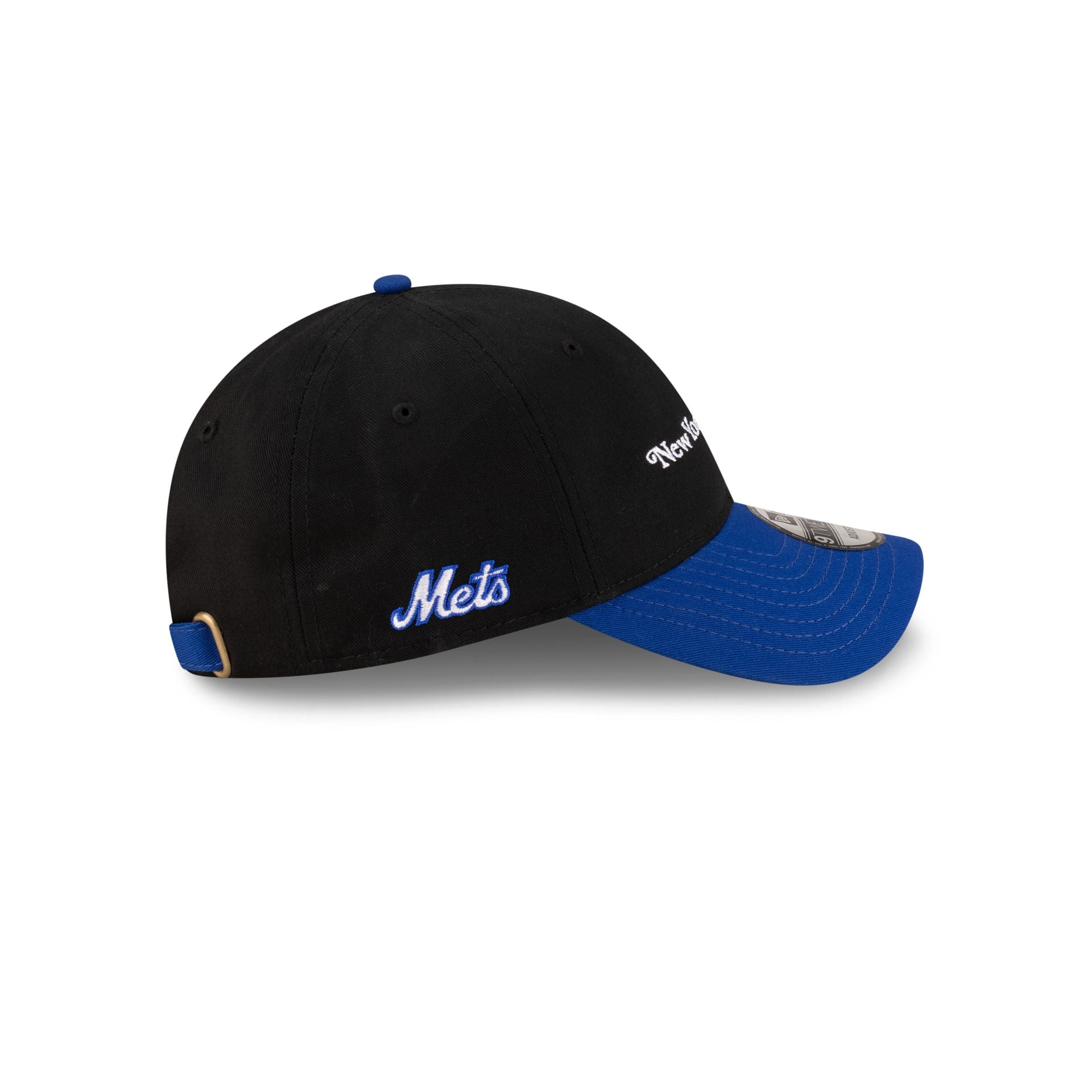 New York or Nowhere x New York Mets Black Wordmark 9TWENTY Adjustable Hat - Image 4